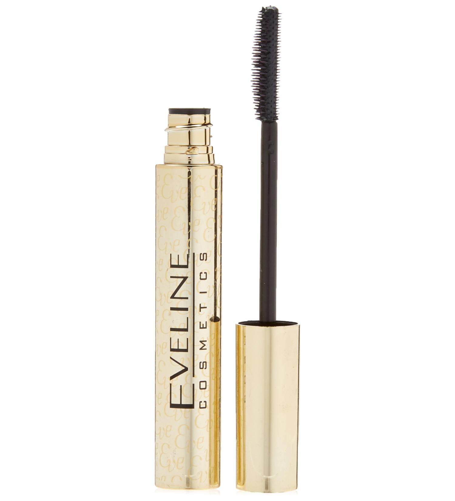 Eveline Cosmetics Volumix Fiberlast Mascara - Thickening & Lengthening Black Mascara (9 ml) | Shop Now for International Shipping - Buy Online on SooperMarket.com