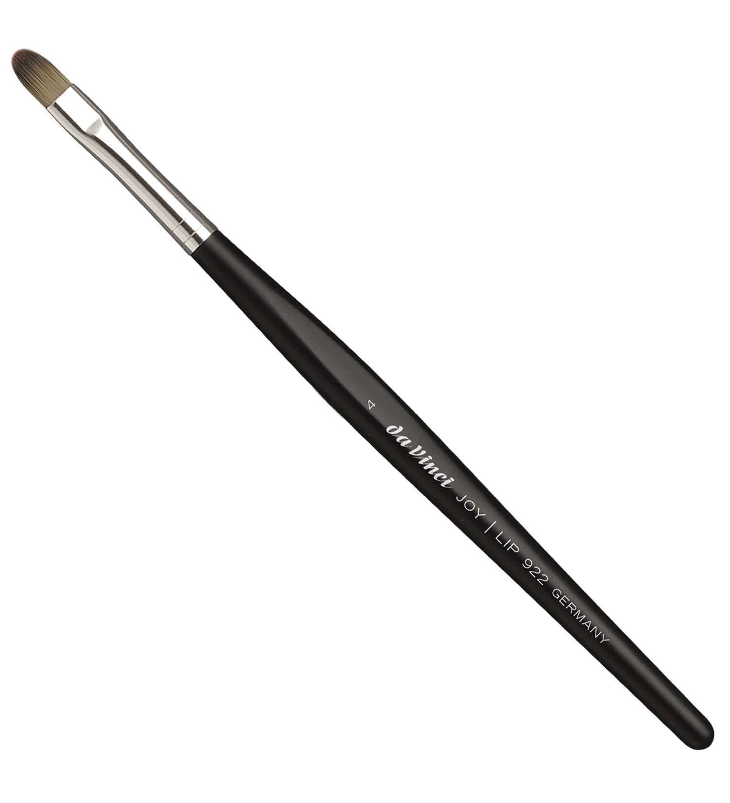 Da Vinci Lip Brush Size 4 - Vegan Synthetic Fiber Made in Germany 1 Pack (Black) - Perfect for Flawless Application - Buy Online on SooperMarket.com