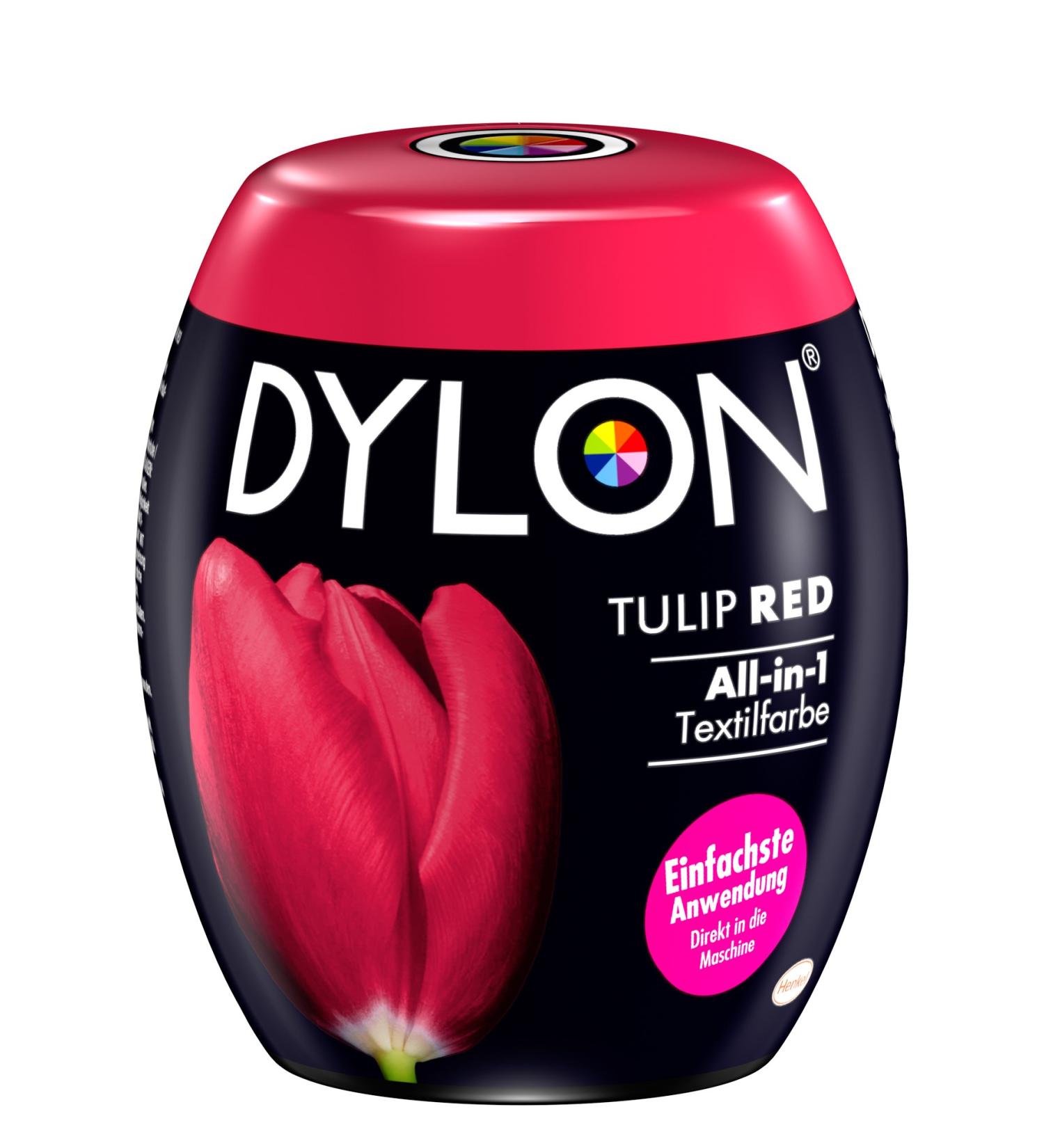 Dylon All in1 Textile Paint in Tulip Red - Vibrant Fabric Dye for DIY Projects - Buy Online on SooperMarket.com