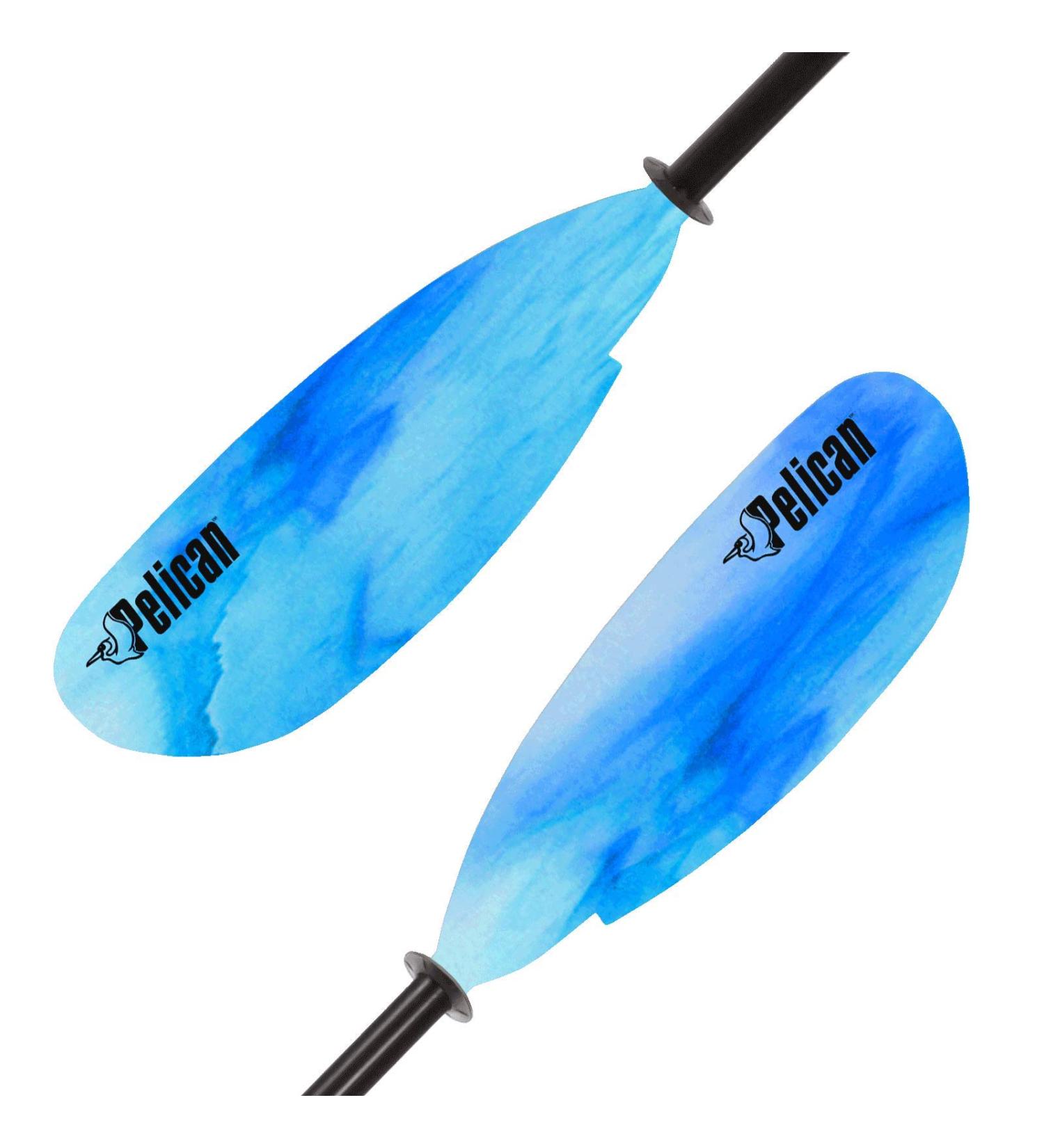 Poseidon Paddle 89 in - Lightweight Adjustable Kayak Paddle - Aluminum Shaft & Fiberglass Blades - Blue 2020 Model - Buy Online on SooperMarket.com