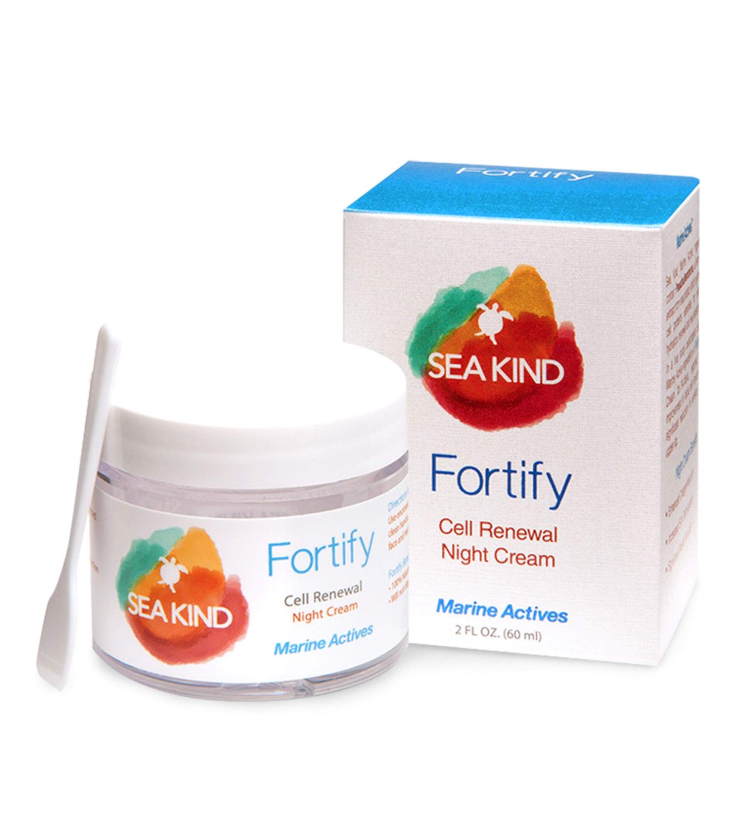 Sea Kind Natural Anti-Wrinkle Face Moisturizer with Marine Actives | Anti-Aging Night Cream - Buy Online on SooperMarket.com
