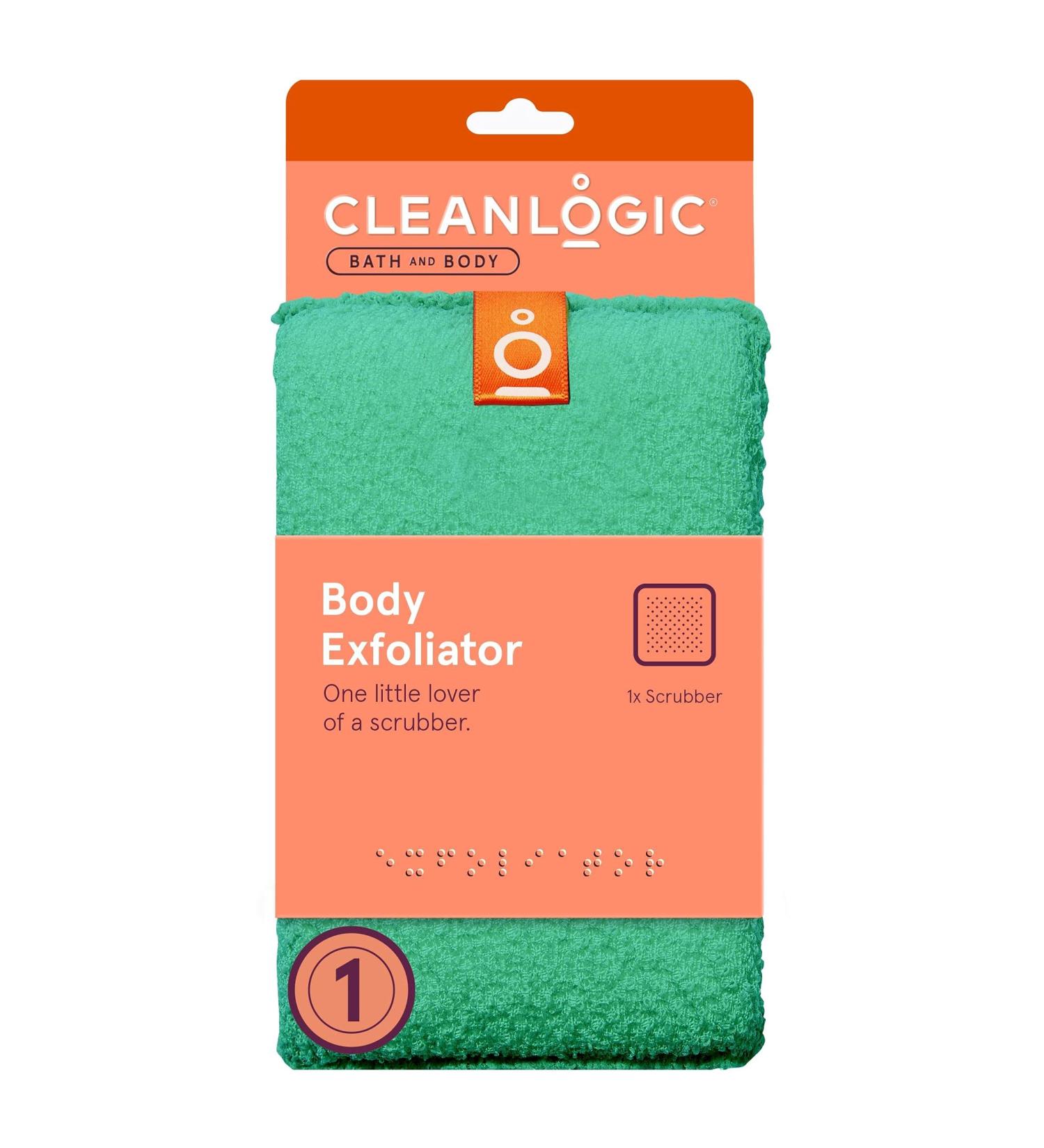 Cleanlogic Exfoliating Body Scrubber - Small Size, Assorted Colors (Pack of 6) - Buy Online on SooperMarket.com