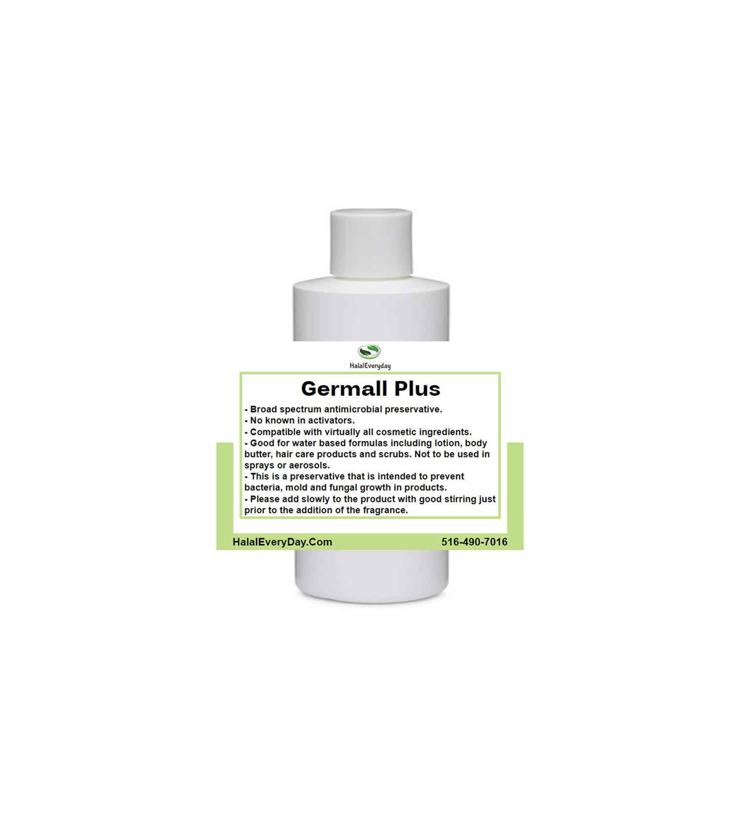 Germall Plus Natural Preservative 8oz - Broad Spectrum Formula for Water-Based Cosmetics - Buy Online on SooperMarket.com