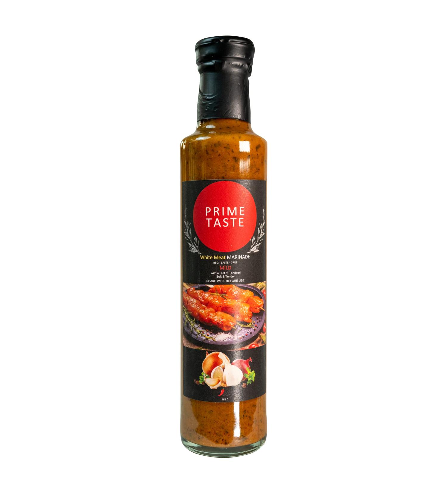 Defence Prime Taste - Rich BBQ White Meat Marinade Sauce - Chicken Meat or Vegetables - Vegetarian Sauce - Fresh Ingredients - 250g - Buy Online on SooperMarket.com