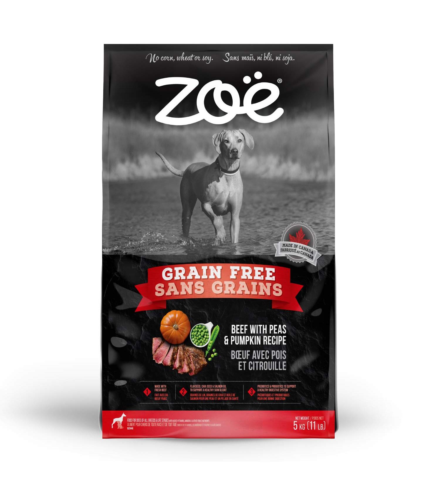 Zoe Grain Free Dog Food All Breed & Life Stages Beef with Peas & Pumpkin Recipe 5 kg Beef 5 kg (Pack of 1) - Buy Online on SooperMarket.com