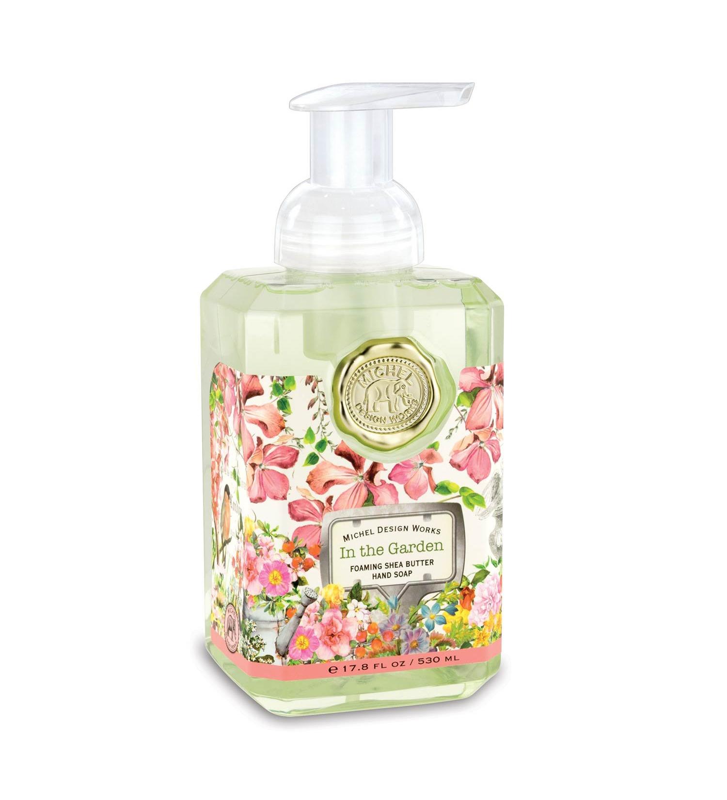 Michel Design Works Foaming Shea Butter Hand Soap, In The Garden 17.8 FL oz/530 ML