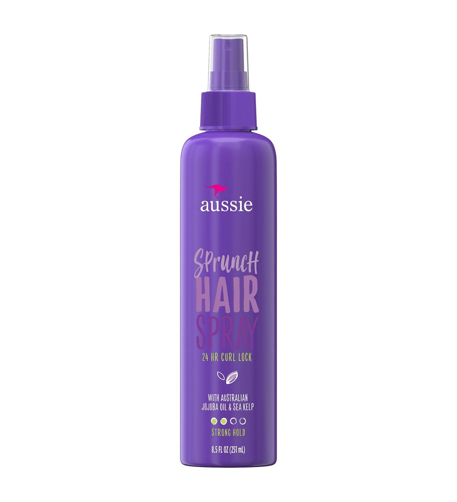 Aussie Sprunch Non-Aerosol Hairspray 8.5 fl oz Citrus - with Jojoba Oil & Sea Kelp - Pack of 1 - Buy Online on SooperMarket.com