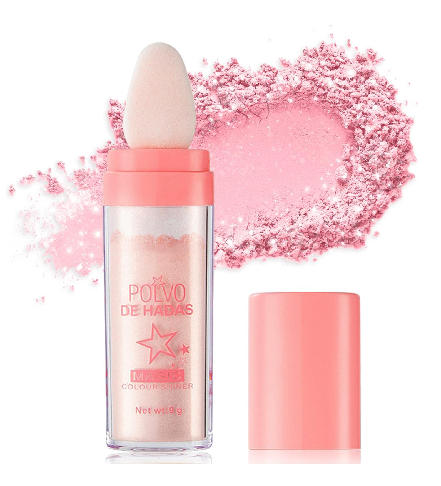 Ofanyia Highlighter Powder Stick - Polvo de Hadas Shimmer for Face Eyes Lips & Hair | 9g Glow Makeup - Buy Online on SooperMarket.com