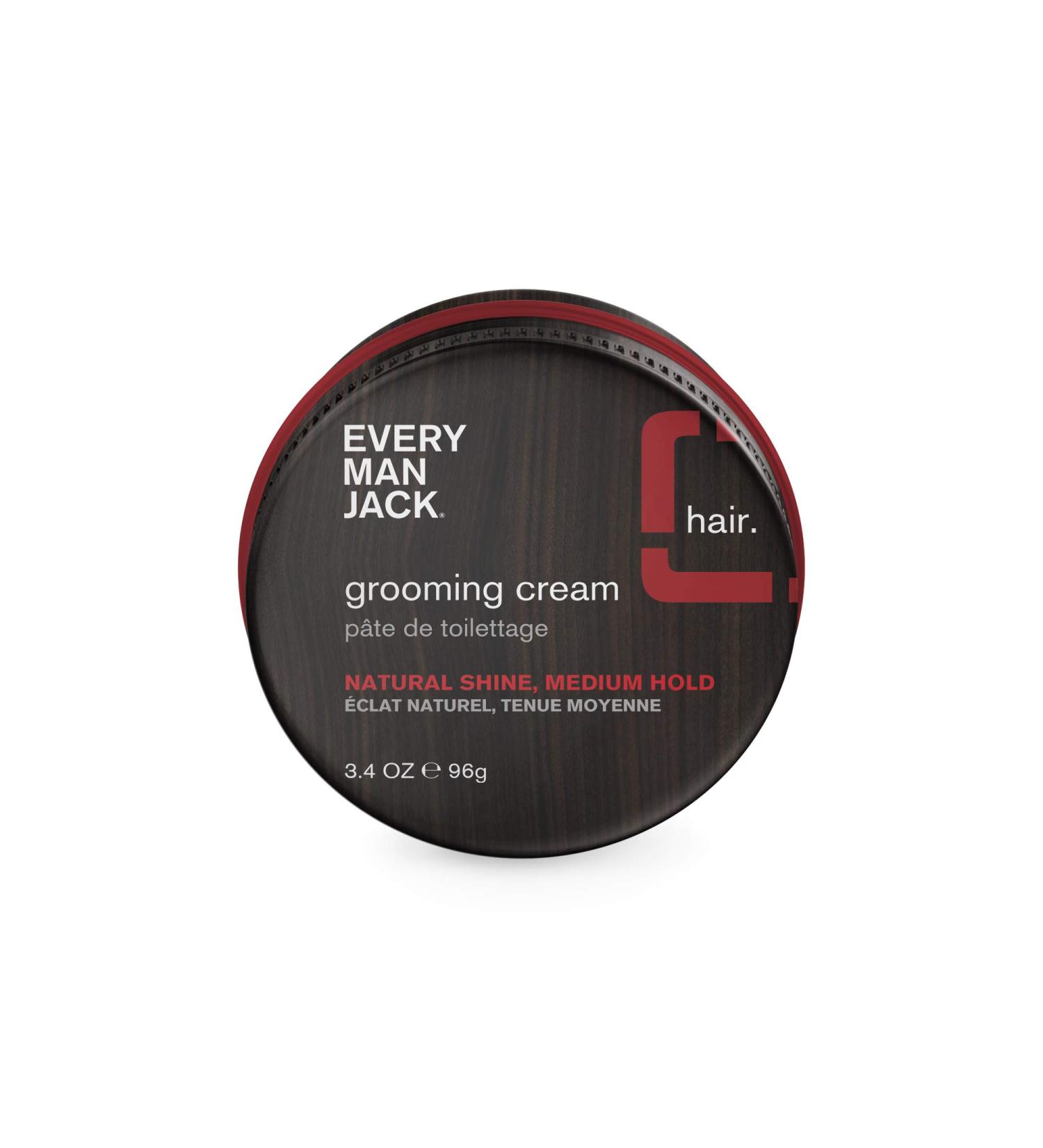 Every Man Jack Hair Styling Cream | Casual Hold, Naturally Derived, Cruelty-Free | 3.4 oz - Buy Online on SooperMarket.com