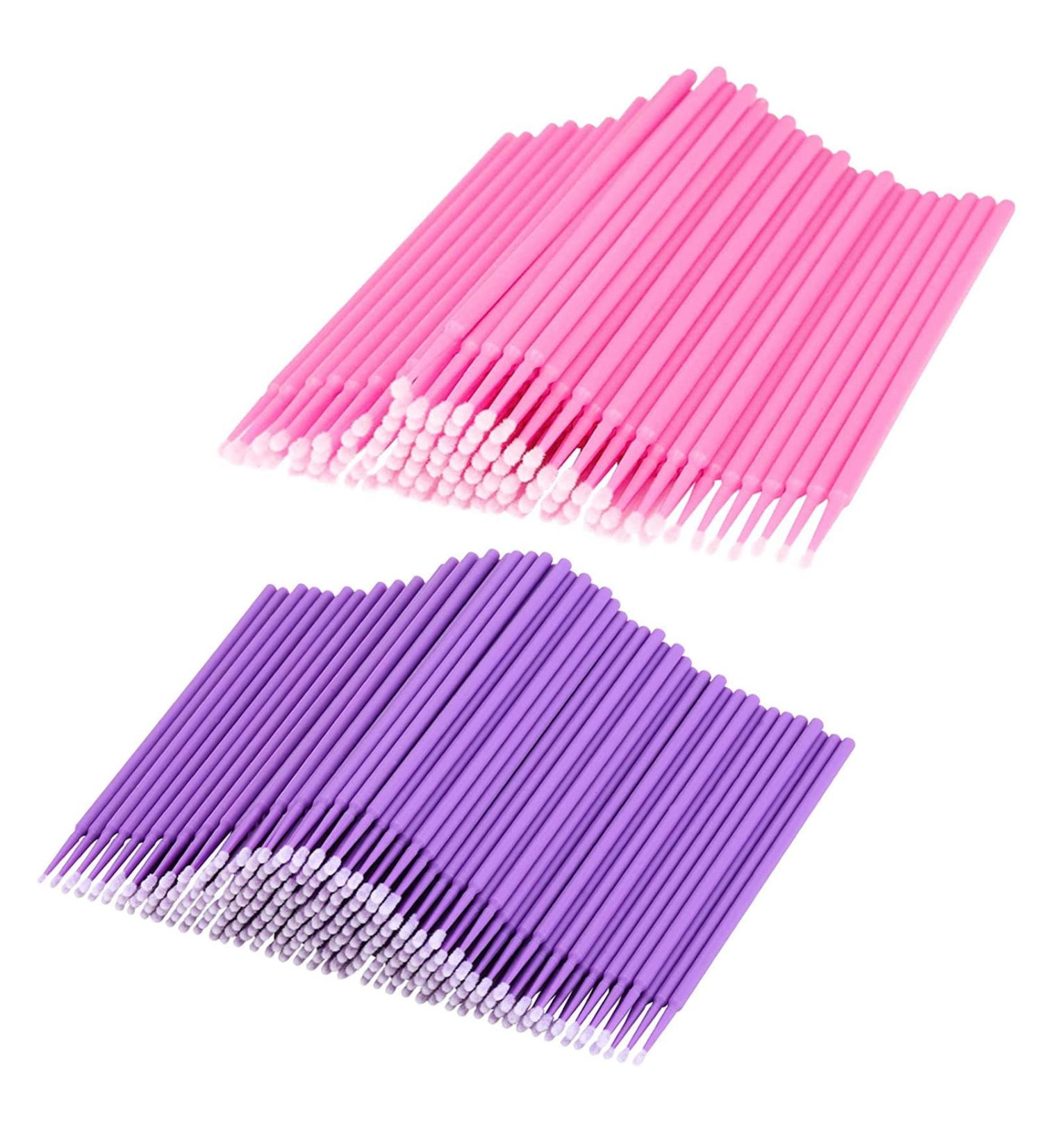 200 Microbursten Eyelashes for Extensions | Disposable Lash Tools & Adhesive Remover - Perfect for Makeup & Hygiene - Buy Online on SooperMarket.com