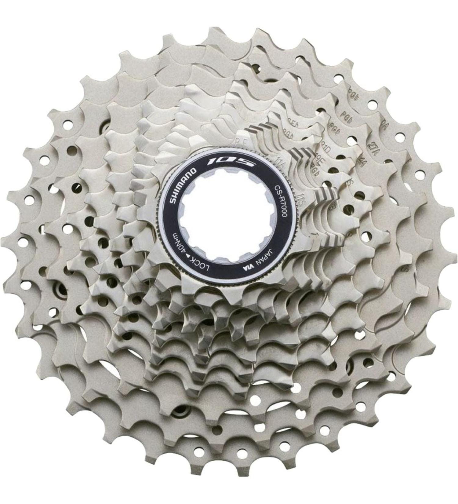 SHIMANO 105 CS-R7000 11x28 Cassette - Durable Gray Cycling Gear - Buy Online on SooperMarket.com