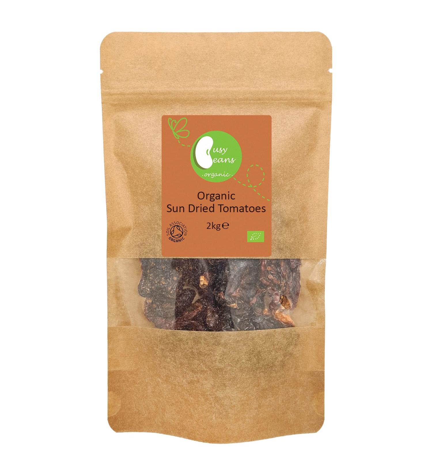 Organic Sun Dried Tomatoes - Certified Organic - by Busy Beans Organic (2kg) - Buy Online on SooperMarket.com