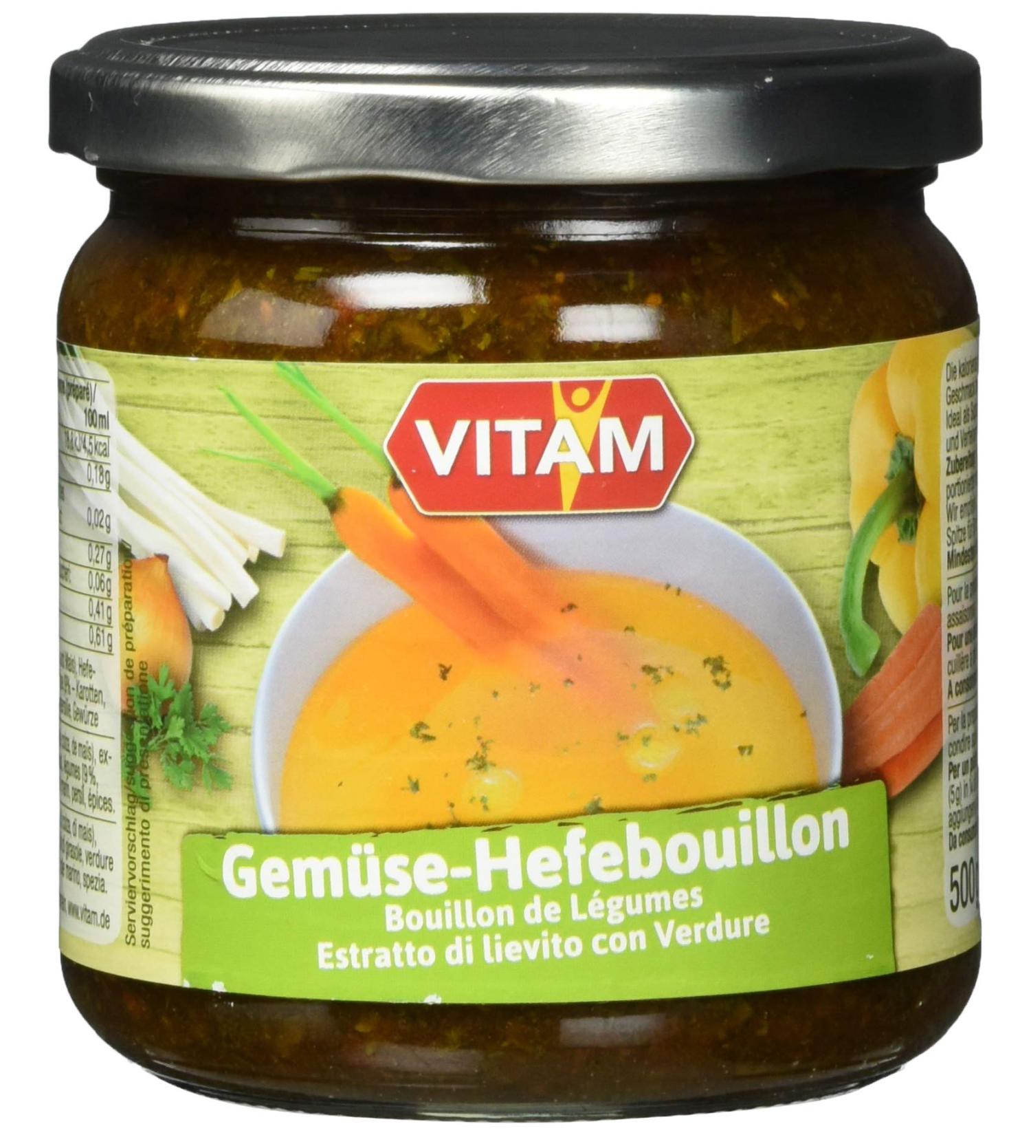 VITAM Vegetable Yeast Broth 500g - Healthy Seasoning for Soups & Stews | International Shipping - Buy Online on SooperMarket.com