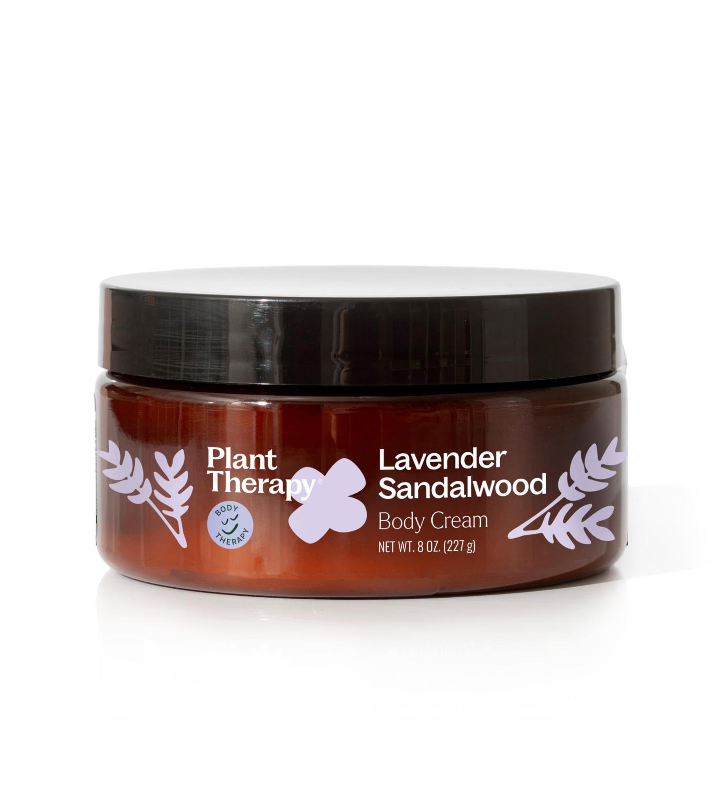 Plant Therapy Lavender Sandalwood Body Cream 8oz | Restore Softness & Hydration | Vitamins & Antioxidants for Smooth Firm Skin - International Shipping Available - Buy Online on SooperMarket.com