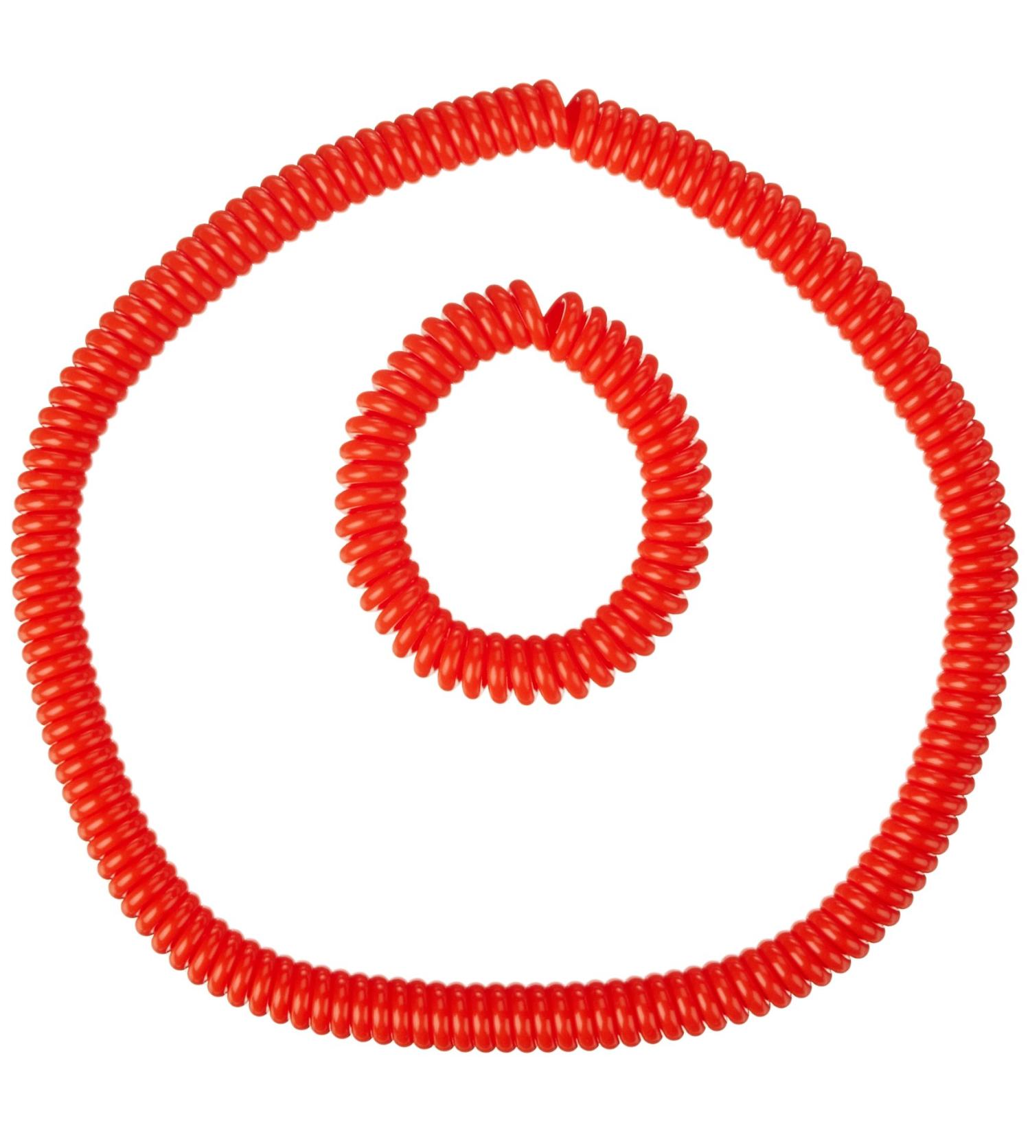 Abilitations Chewlery Chewable Necklace and Bracelet  Orange  Set of 2