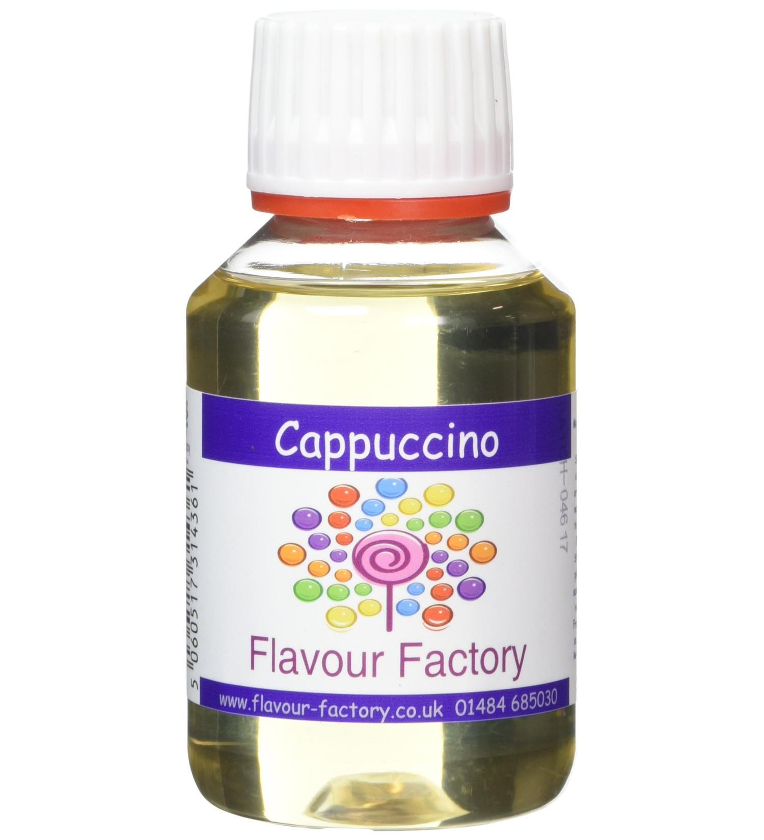 Flavour Factory Cappuccino Intense Food Flavouring 100ml - Enhance Your Culinary Creations - Buy Online on SooperMarket.com