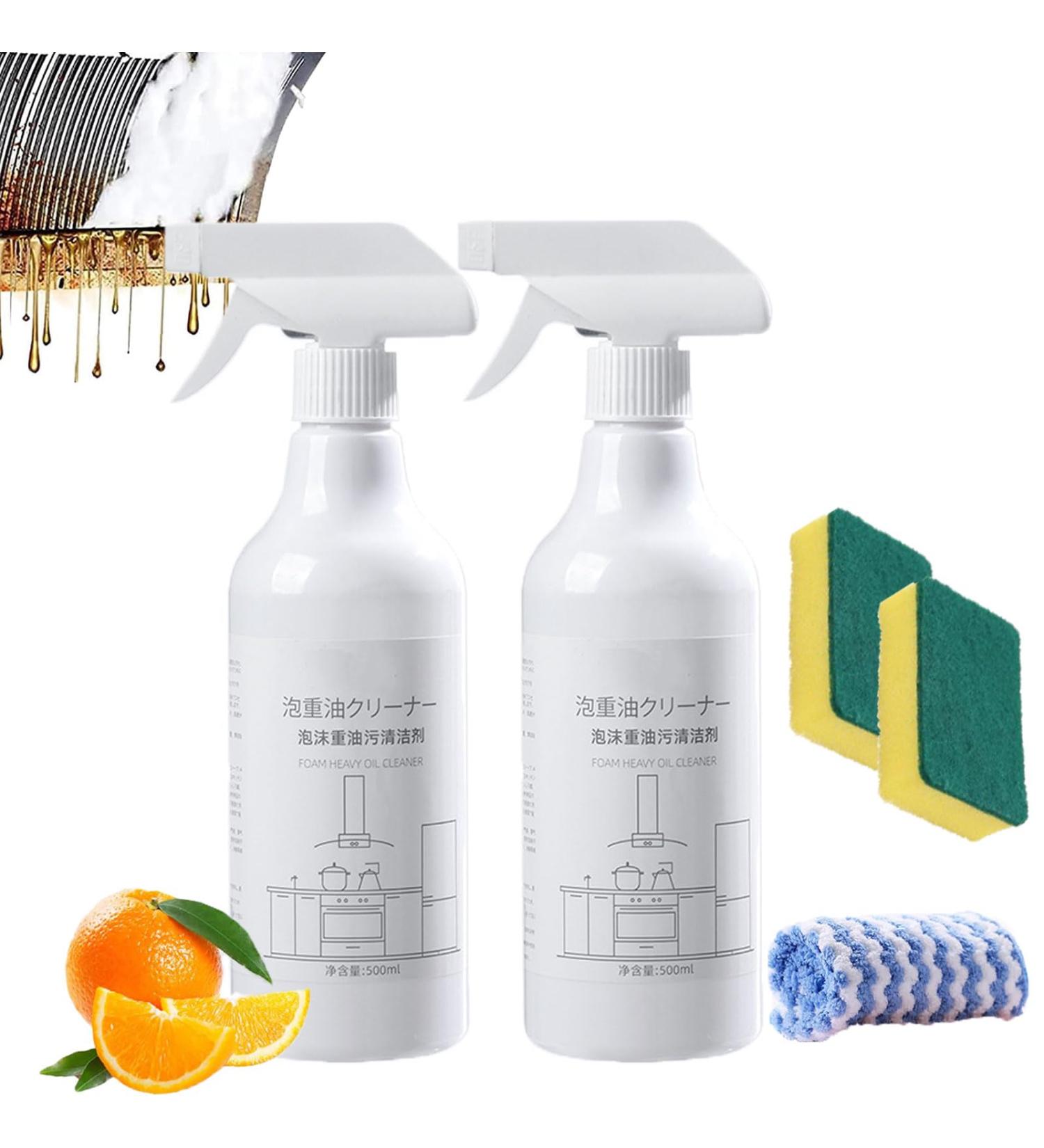 Splash Foam Spray Splash Foam Spray Oven Cleaner Splash Foam Spray Tablets & Spray Bottle Oven Cleaner Splash Foam Cleaner Splash Foam Spray All Purpose Cleaner for Grease Removal (2Pcs) - Buy Online on SooperMarket.com