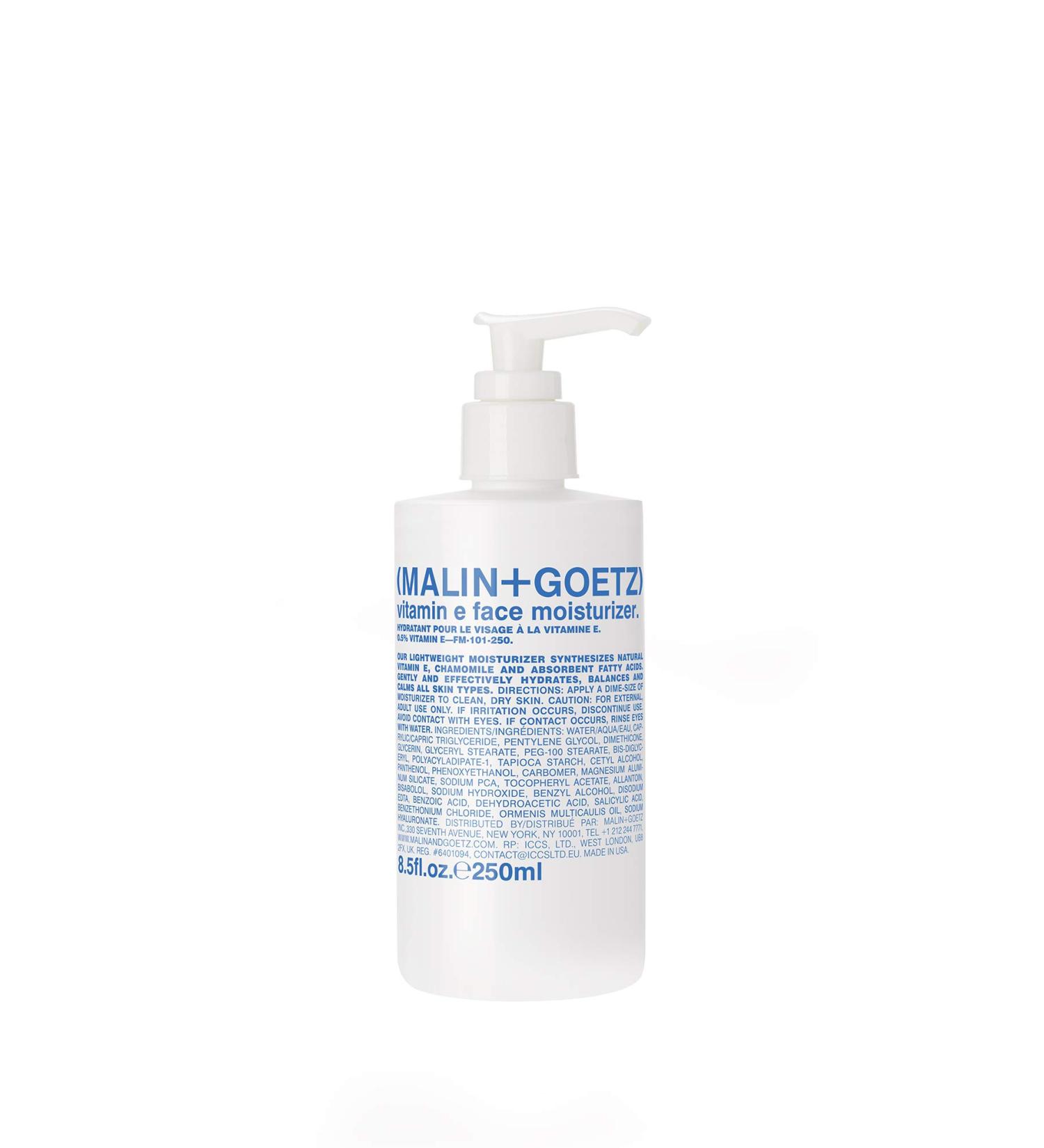 Malin + Goetz Vitamin E Face Moisturizer - Hydrating, Balancing, Nourishing Face Lotion for Dry Sensitive Skin - 8.5 Fl Oz | Multi-Tasking After Shave, Makeup Primer - Unisex, Cruelty-Free, Vegan - Buy Online on SooperMarket.com