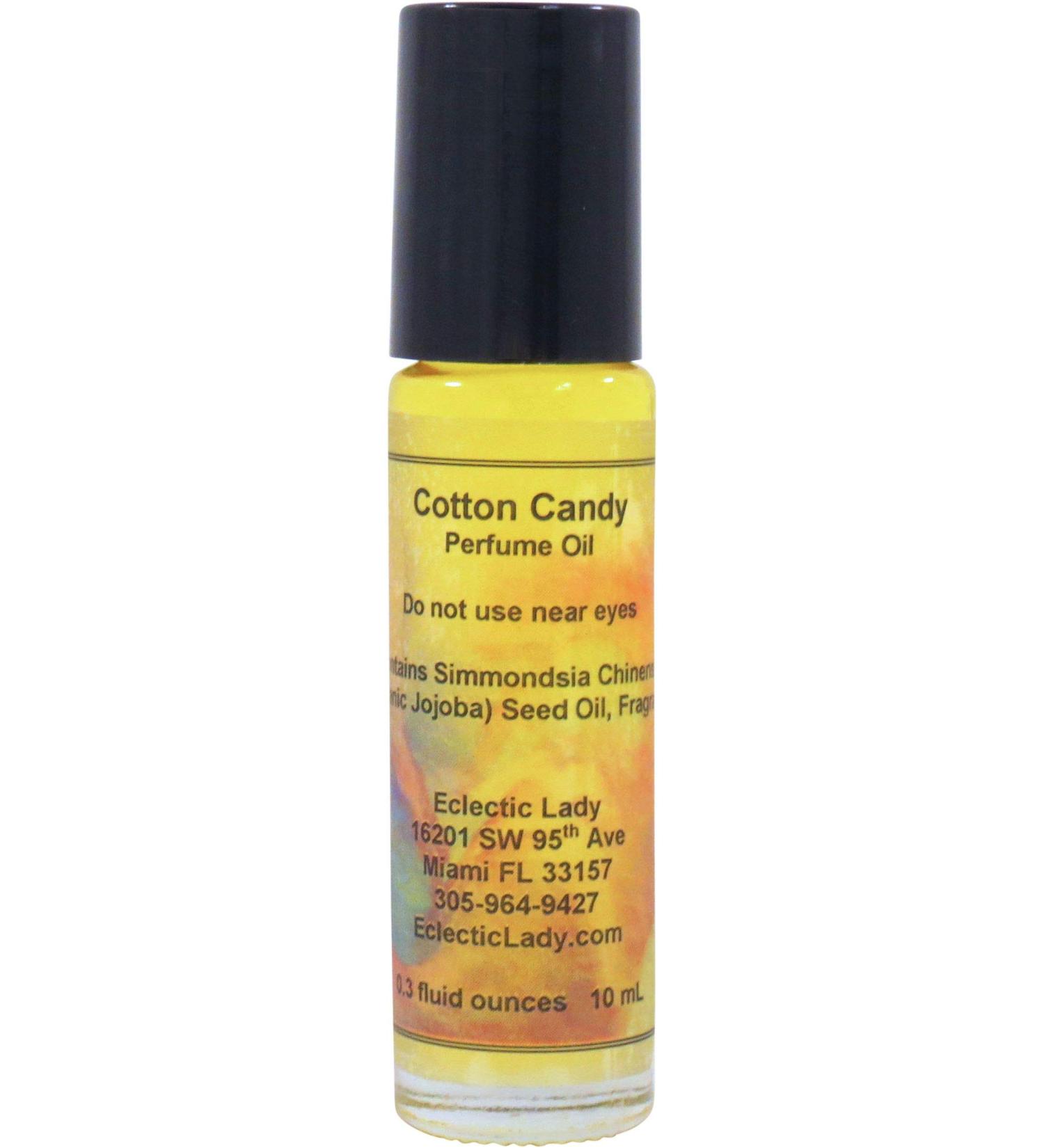 Cotton Candy Perfume Oil 0.3 Oz Portable Roll-On Fragrance with Long-Lasting Scent Delightful Essential Oils and Jojoba Oil For Daily Use 0.3 Fl Oz (Pack of 1) - Buy Online on SooperMarket.com