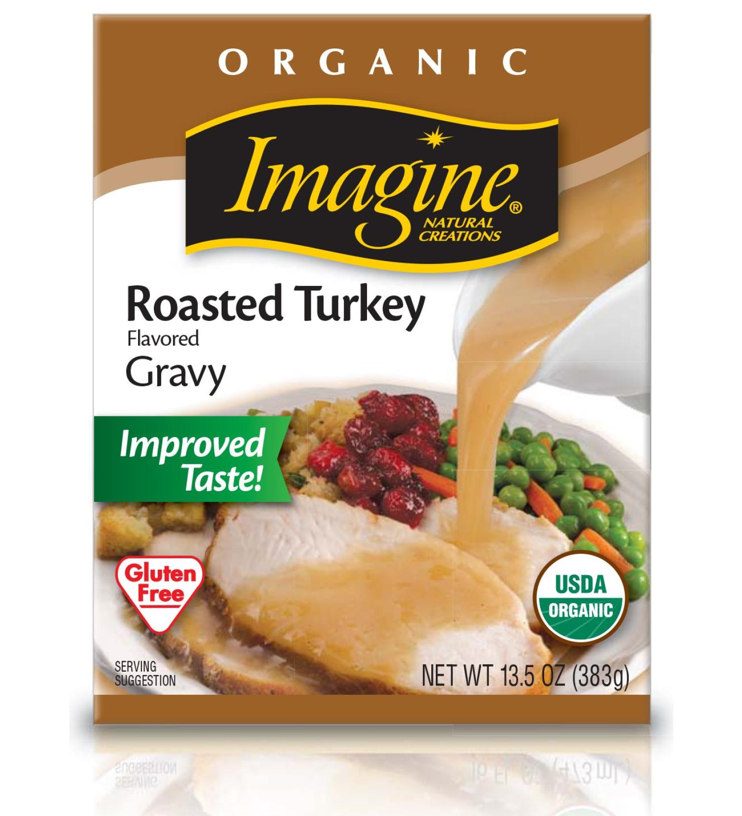 Imagine Organic Gravy, Roasted Turkey, 13.5 Ounce (Pack of 12)