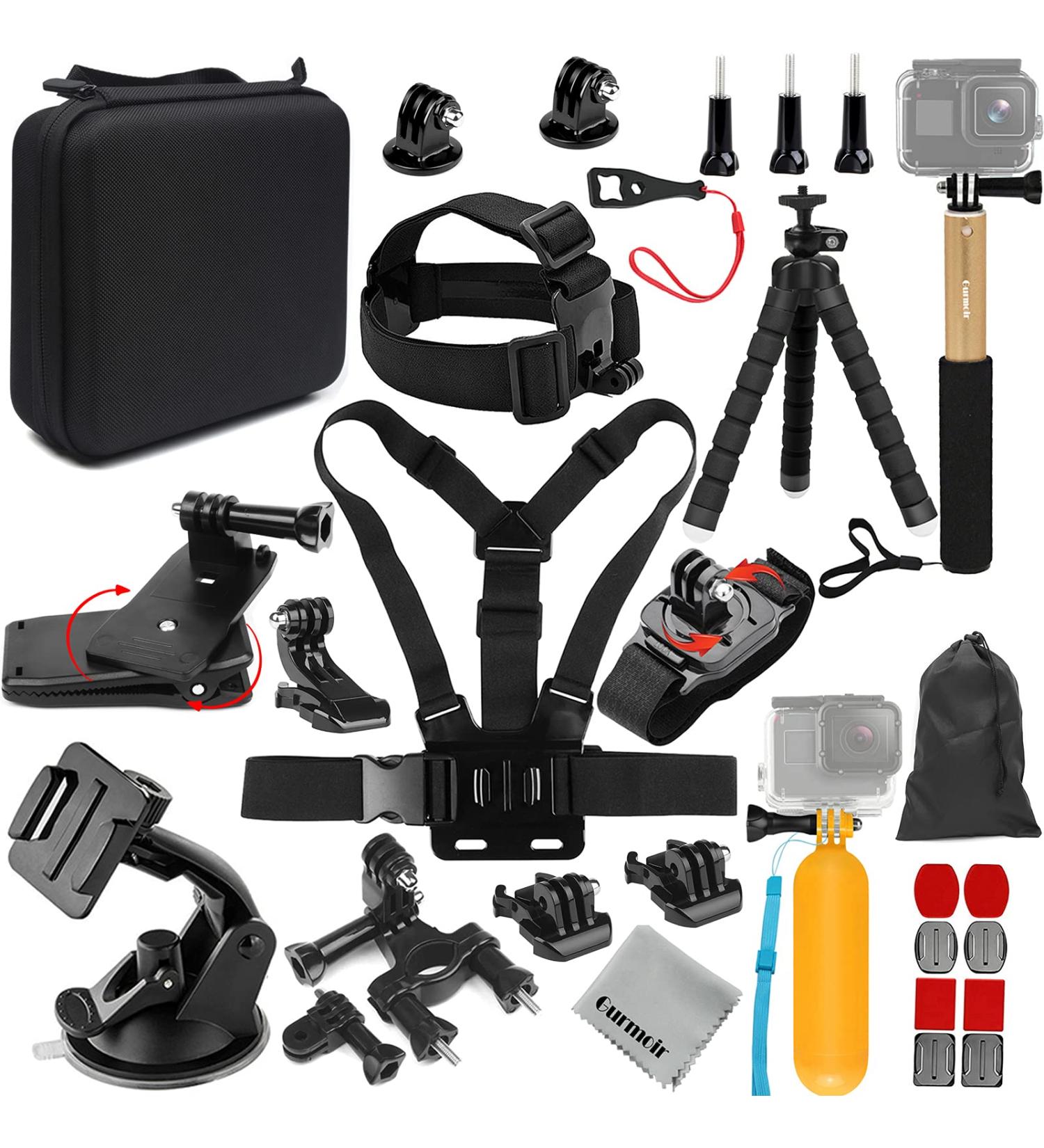 Action Camera Accessory Kit for GoPro, Insta360, DJI, AKASO - DT08 Bundle - Buy Online on SooperMarket.com