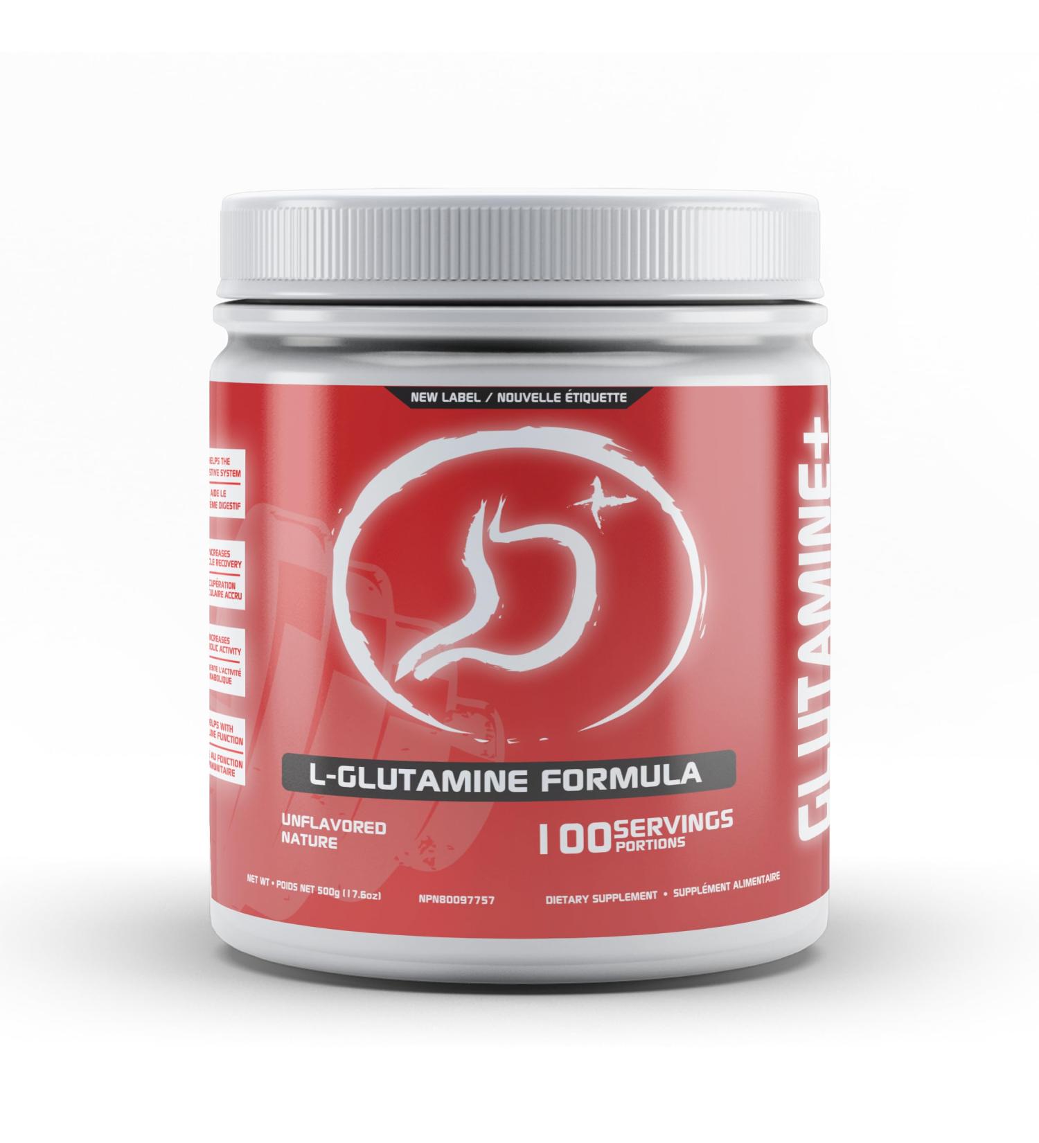 Predator Labs Glutamine + 500g - Premium Synergistic L-Glutamine and glycine Formula for Enhanced Recovery - 100 Servings Unflavored Ideal for Post-Workout Nutrition - Buy Online on SooperMarket.com