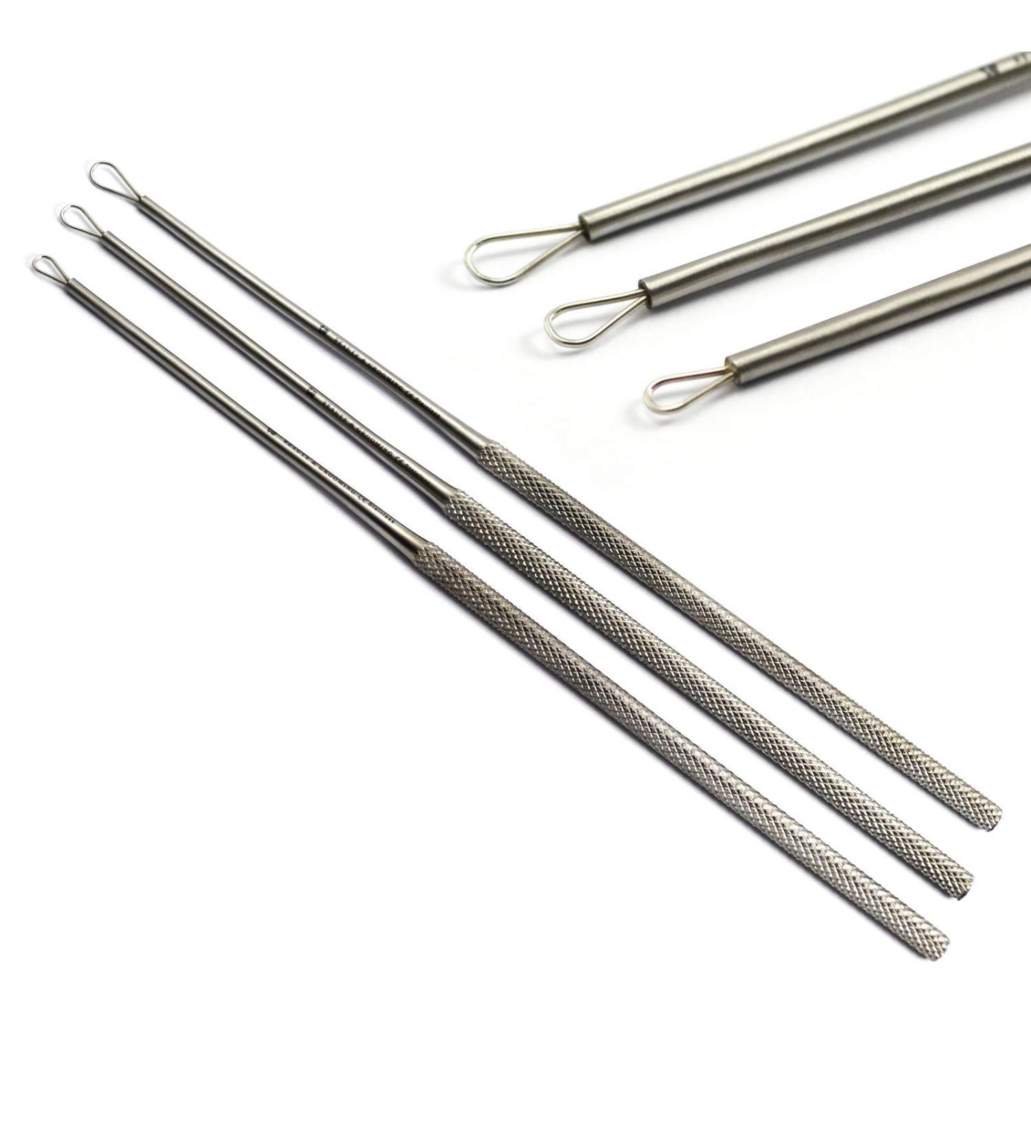 Set of 3 Medical Ear Wax Removal Kit Ear Cleaner & Curette Remover Tools - Buy Online on SooperMarket.com