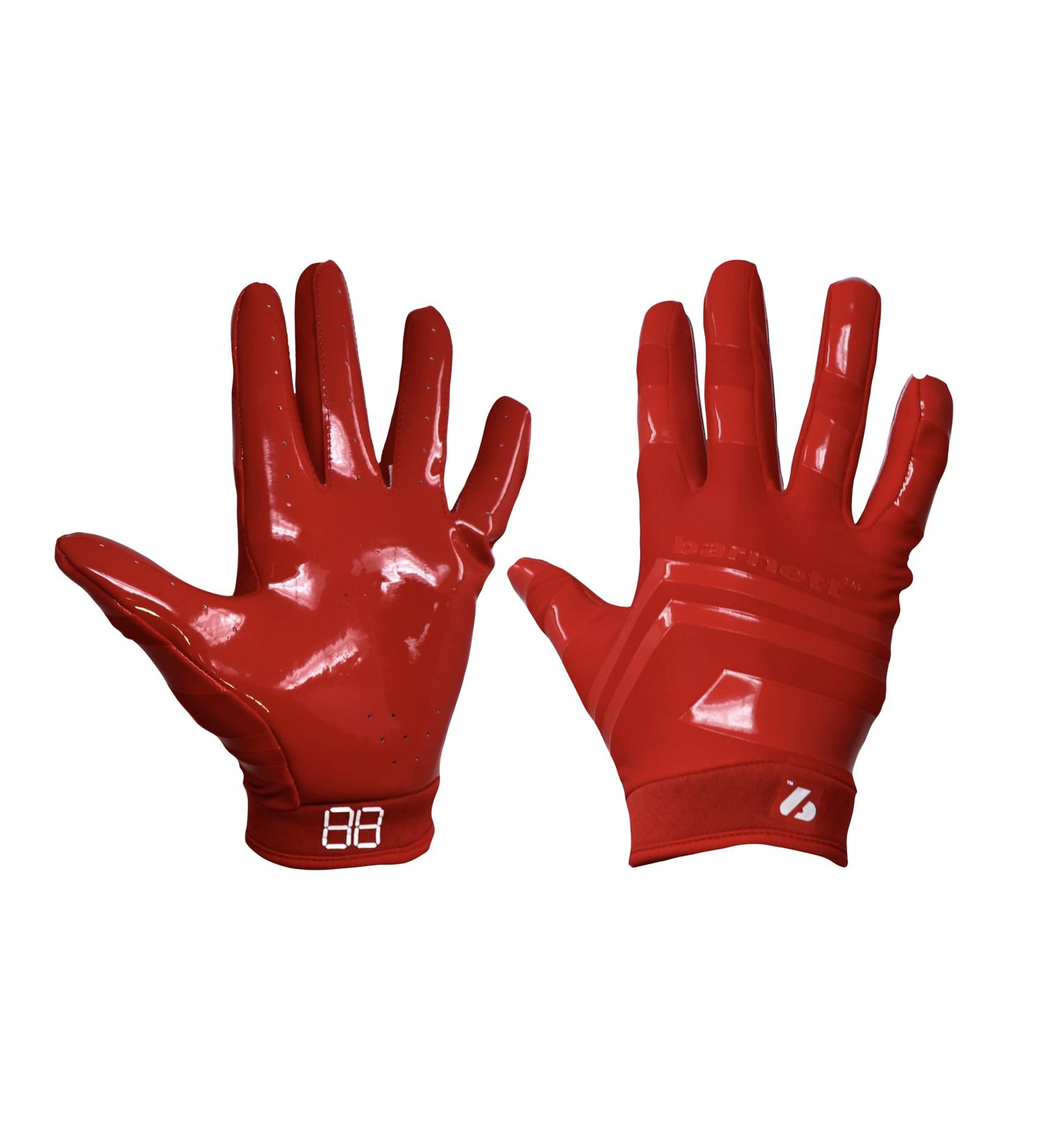 Buy BARNETT FRG-03 Red Professional Receiver Football Gloves - Ideal for RE DB RB | International Shipping Available - Buy Online on SooperMarket.com