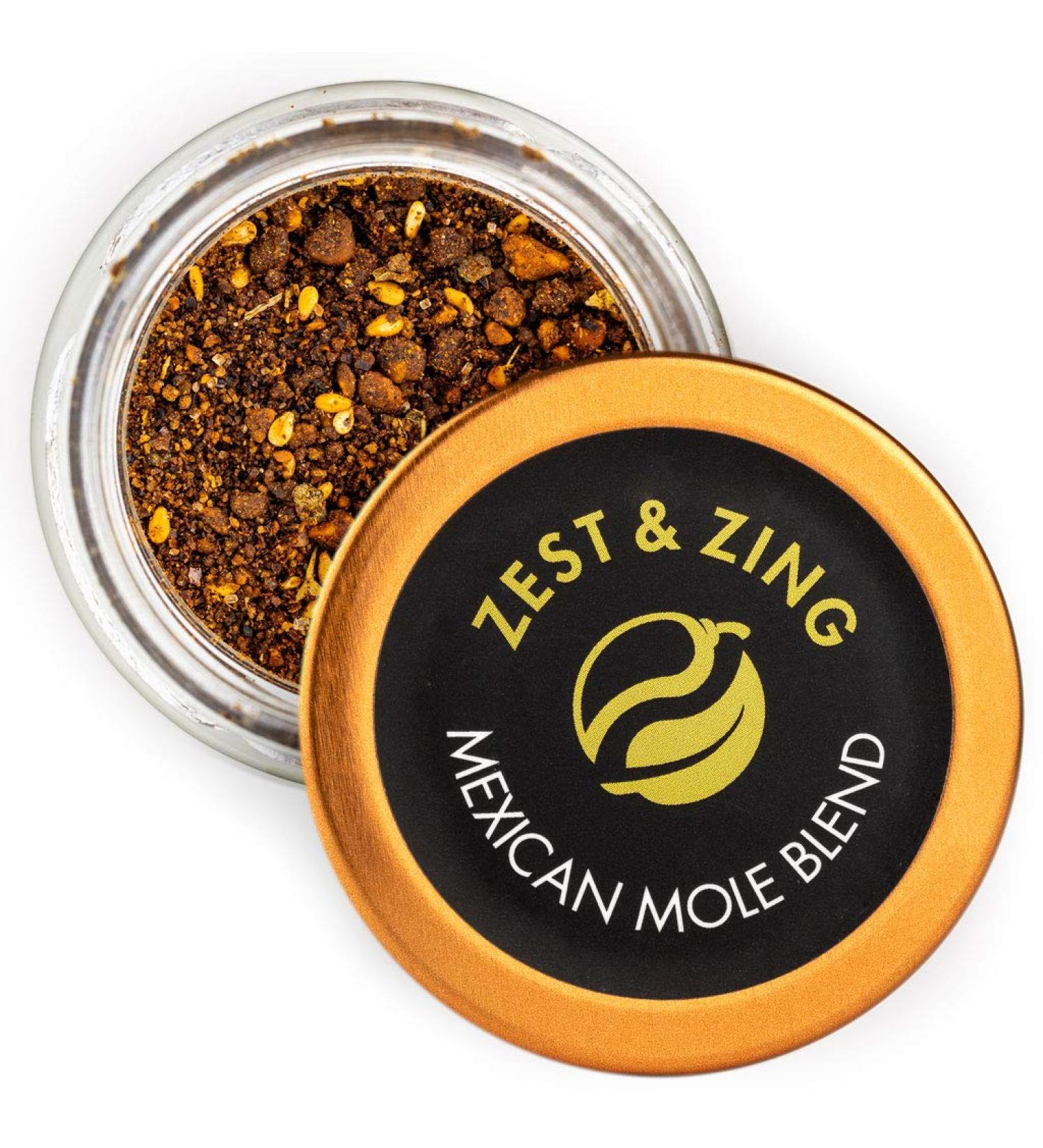 ZEST & ZING Mexican Mole Blend (Coarse) 30g Spice Jar - Premium Blend for Authentic Flavors - Buy Online on SooperMarket.com