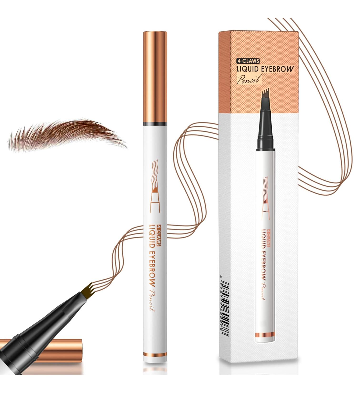 Waterproof Eyebrow Pencil - Long-lasting & Fast-Drying Liquid Pencil for Effortless Natural Shape in Light Brown - Buy Online on SooperMarket.com