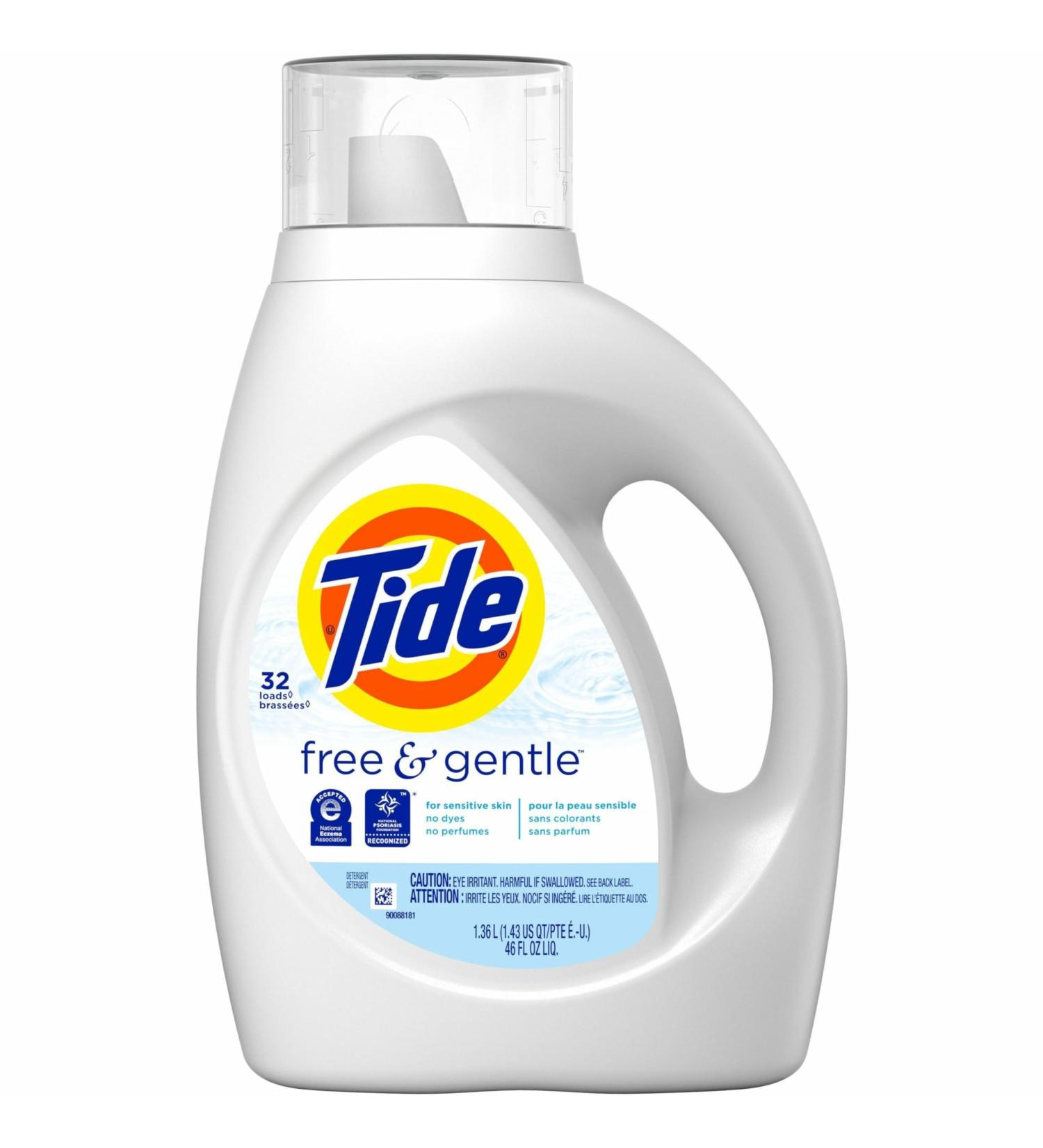 Buy Tide Free & Gentle Detergent - 1 Bottle | International Shipping Available - Buy Online on SooperMarket.com
