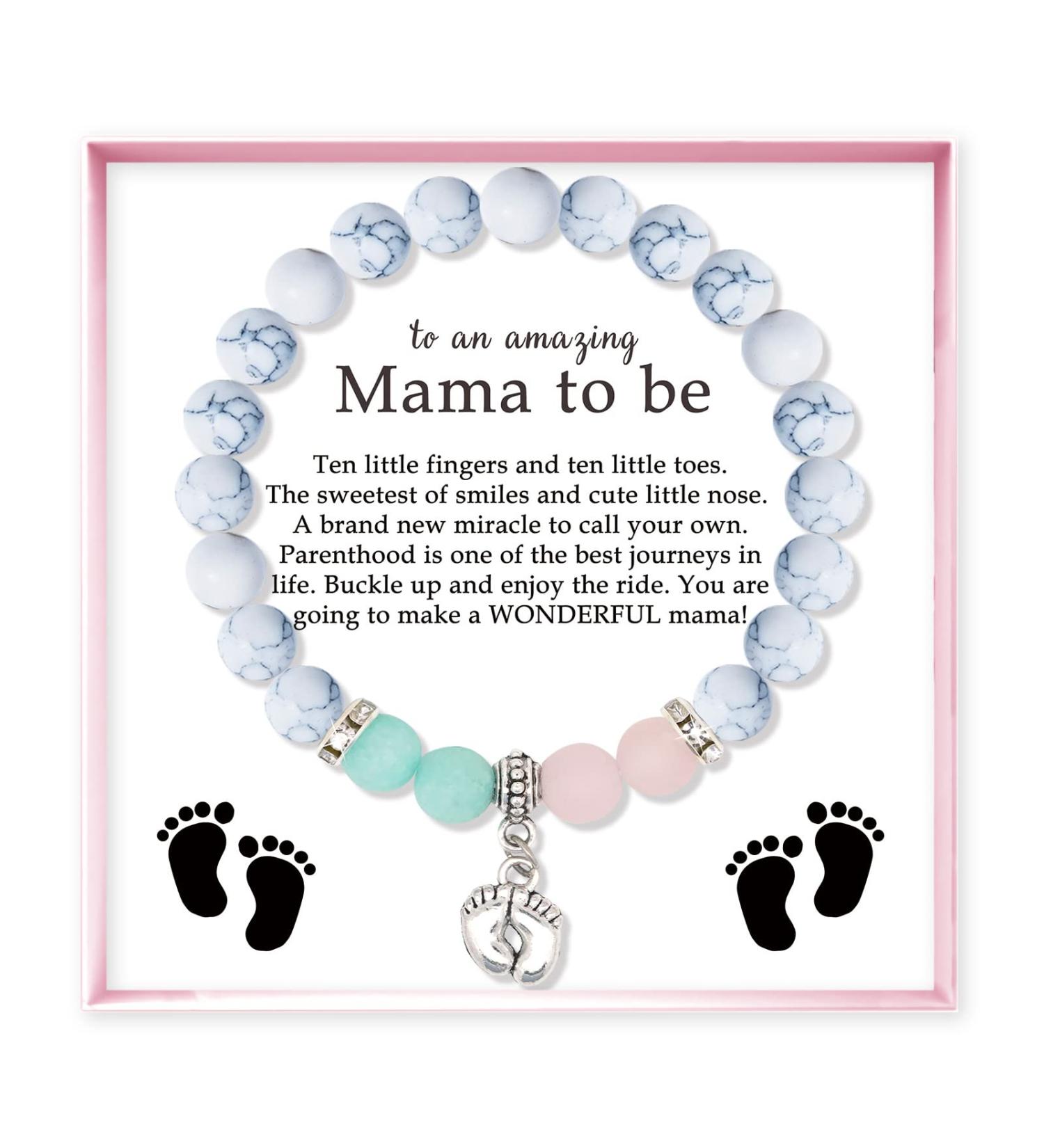 Mom to Be Gift Bracelet - Pregnancy Gifts for New Moms, Expecting Wife & First Time Mothers - Buy Online on SooperMarket.com