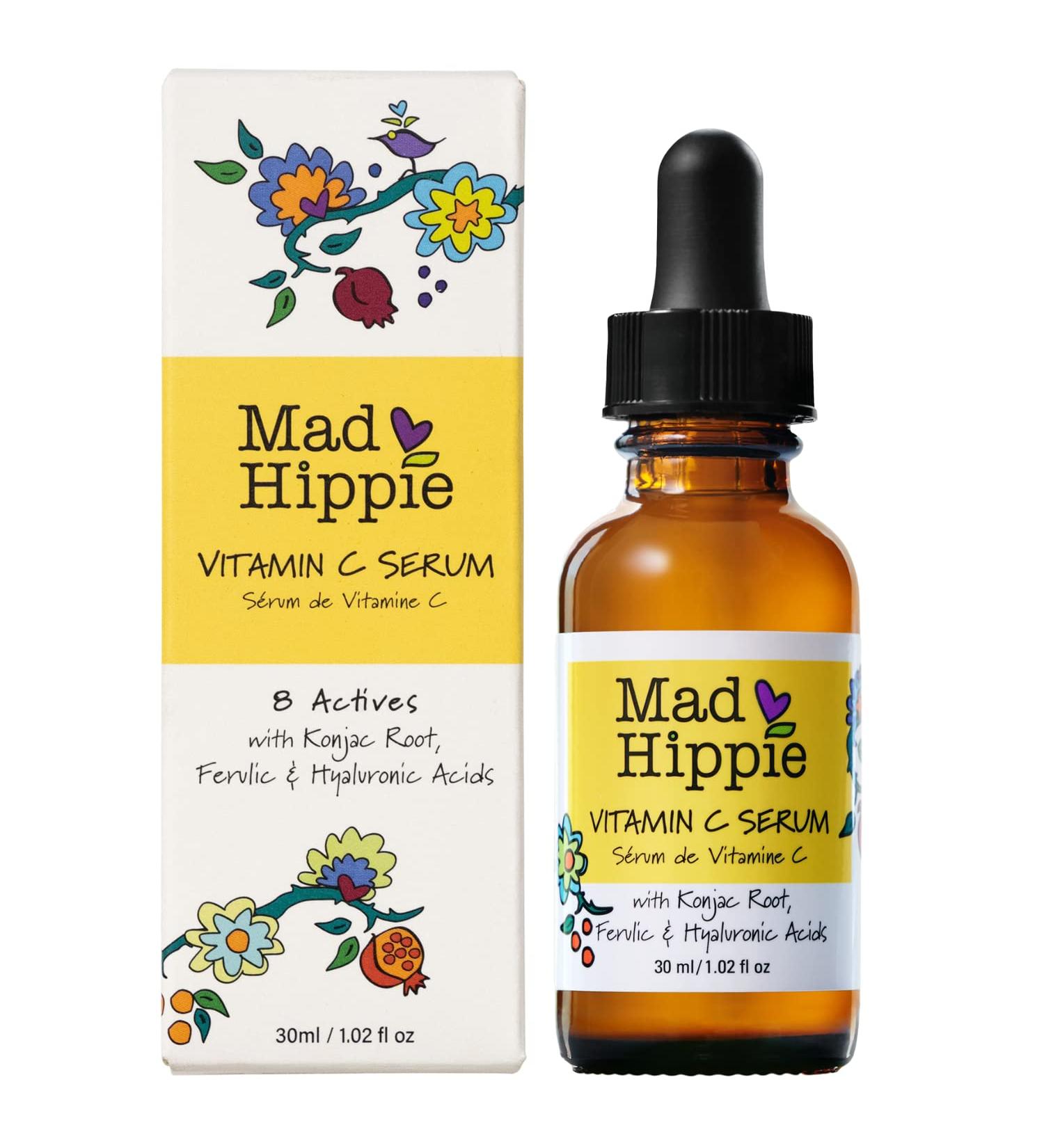 Mad Hippie Vitamin C Serum with Hyaluronic Acid, Vitamin E, and Ferulic Acid - Skin-Brightening Serum for Women/Men - 1.02 Fl Oz - Buy Online on SooperMarket.com