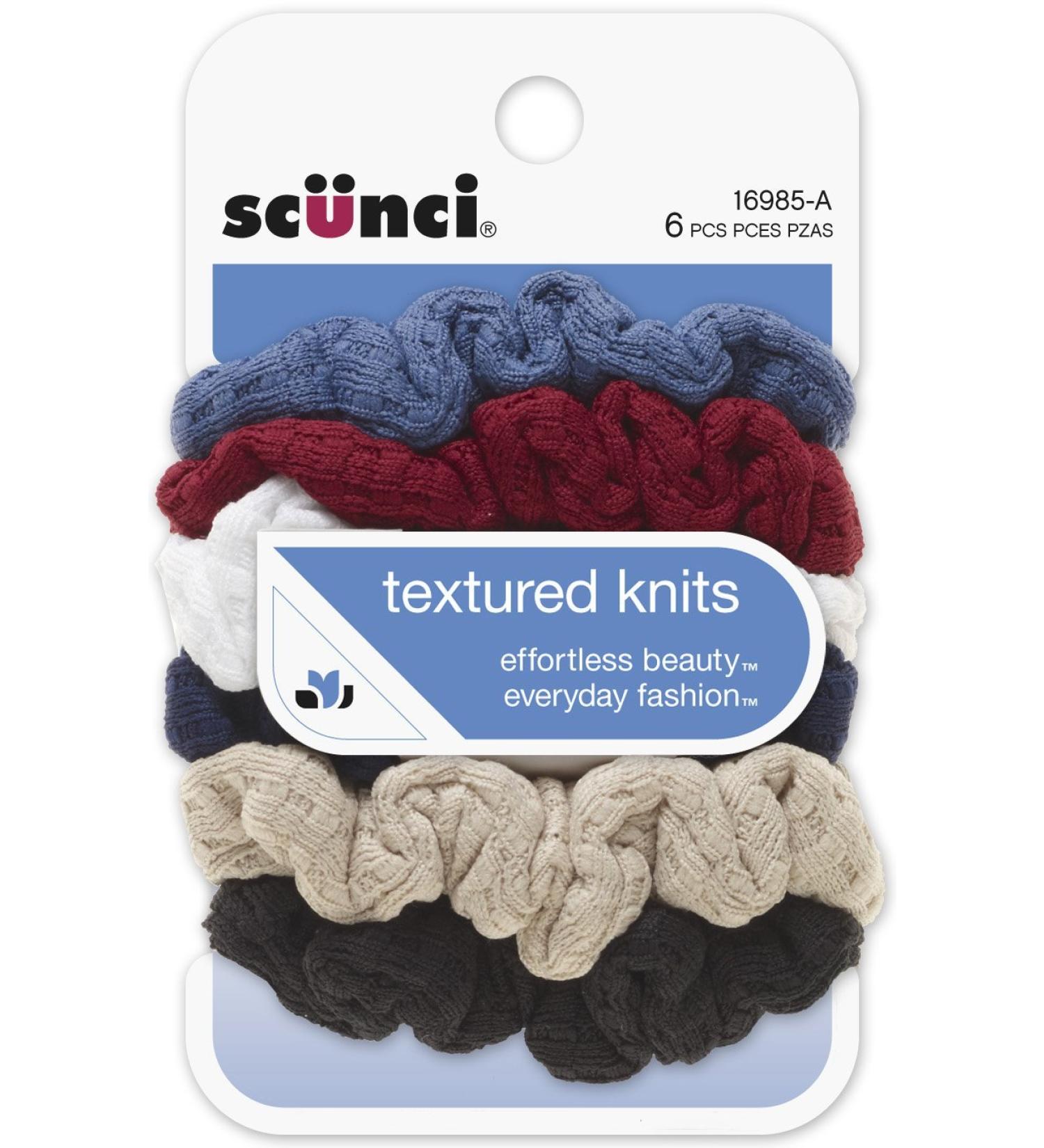 Scunci Effortless Beauty Mini Waffle Twisters 6 Count