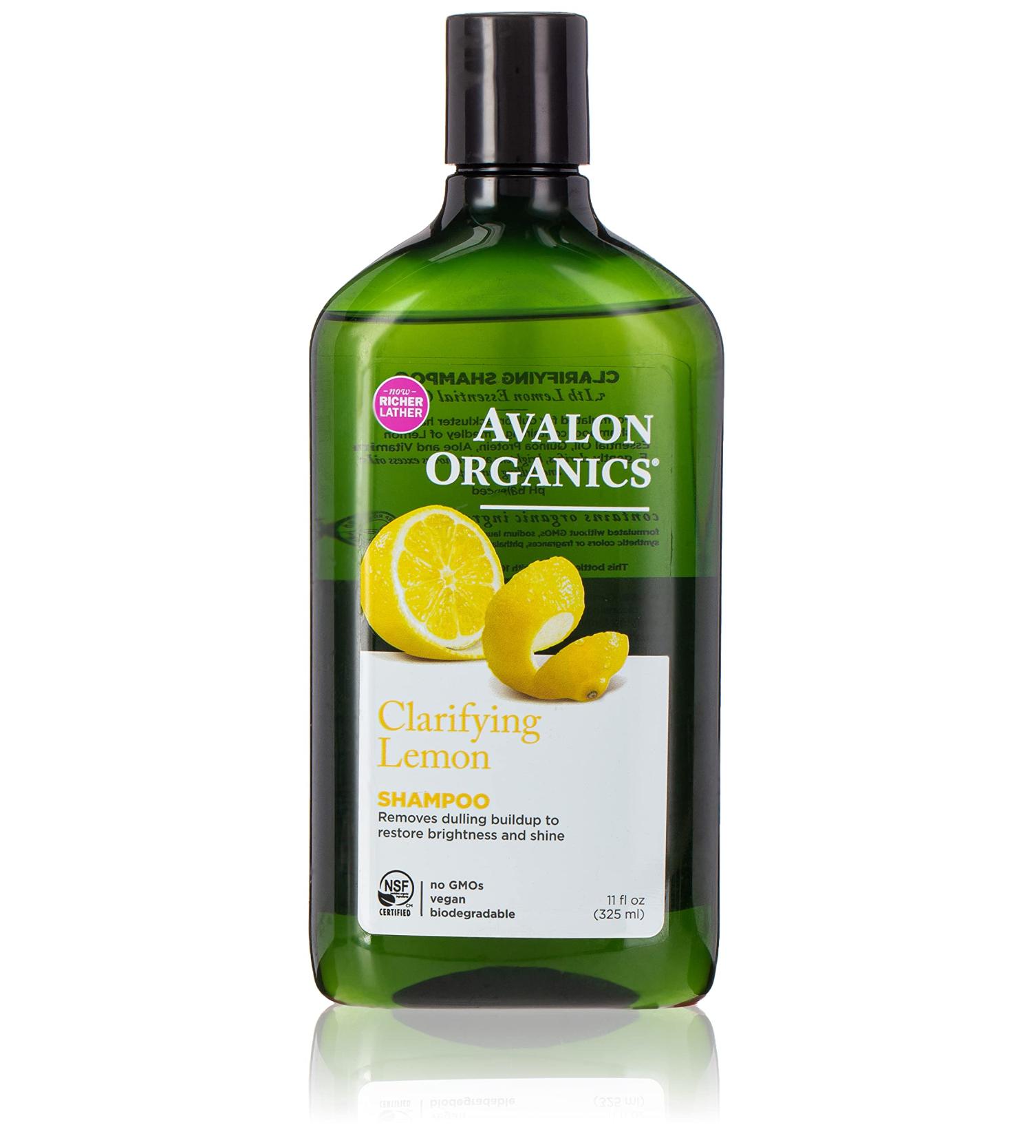 Buy Avalon Organics Clarifying Shampoo Lemon 11 Fl Oz - Best Organic Hair Care for Healthy Scalp - Buy Online on SooperMarket.com
