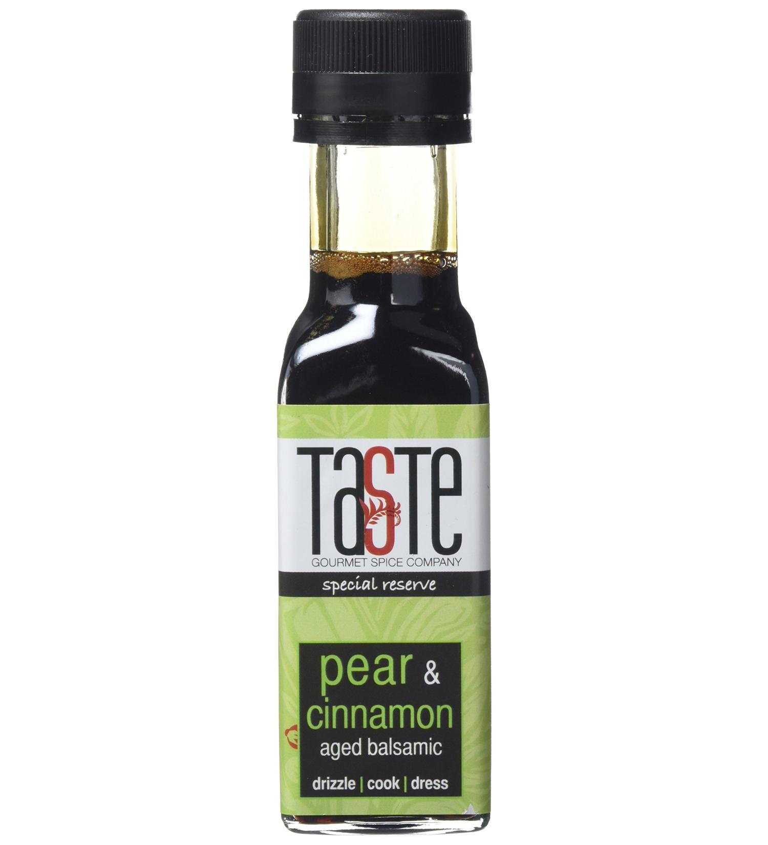 Gourmet Spice Company Pear and Cinnamon Aged Balsamic Vinegar 100 ml - Cinnamon Pear Flavor 100ml (1 Pack) - Buy Online on SooperMarket.com