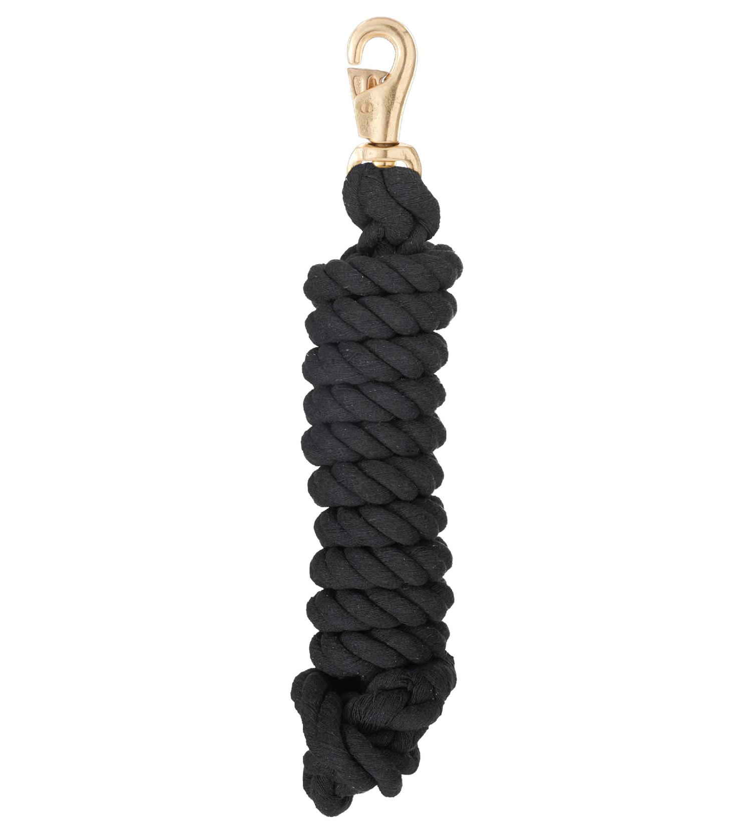 Tough 1 Economy Cotton Lead with Trigger Bull Snap 3/4-Inch x 8 1/2-Feet Black