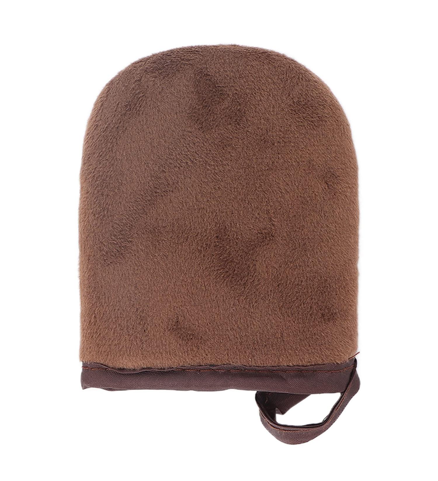 Aplicador de guante autobronceador guante de bronceado s per suave aplicador de loci n de guante flocado peque o guante de bronceado sin sol adecuado para aplicaci n de guante (Marr n) - Buy Online on SooperMarket.com