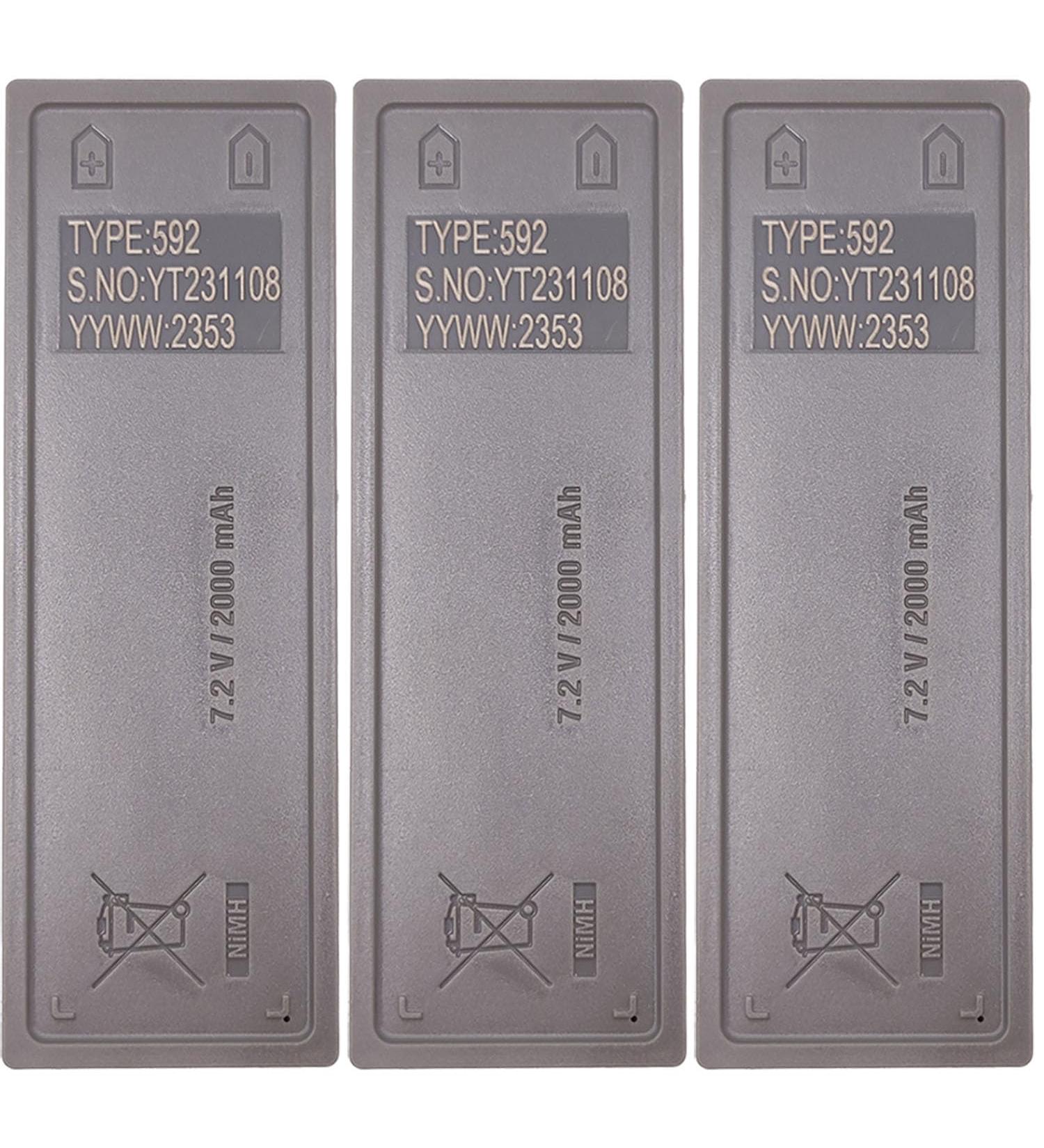 Buy 3 PCS 2000mAh RSC7220 NiMH Battery for Scanreco/Palfinge 592 RC Remote Control - 7.2V 2.0Ah Battery Replacement - Buy Online on SooperMarket.com