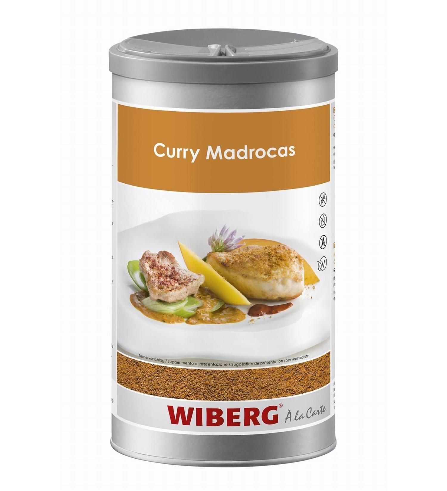 Wiberg Curry Madrocas spice mix 560 gr. in the aroma box