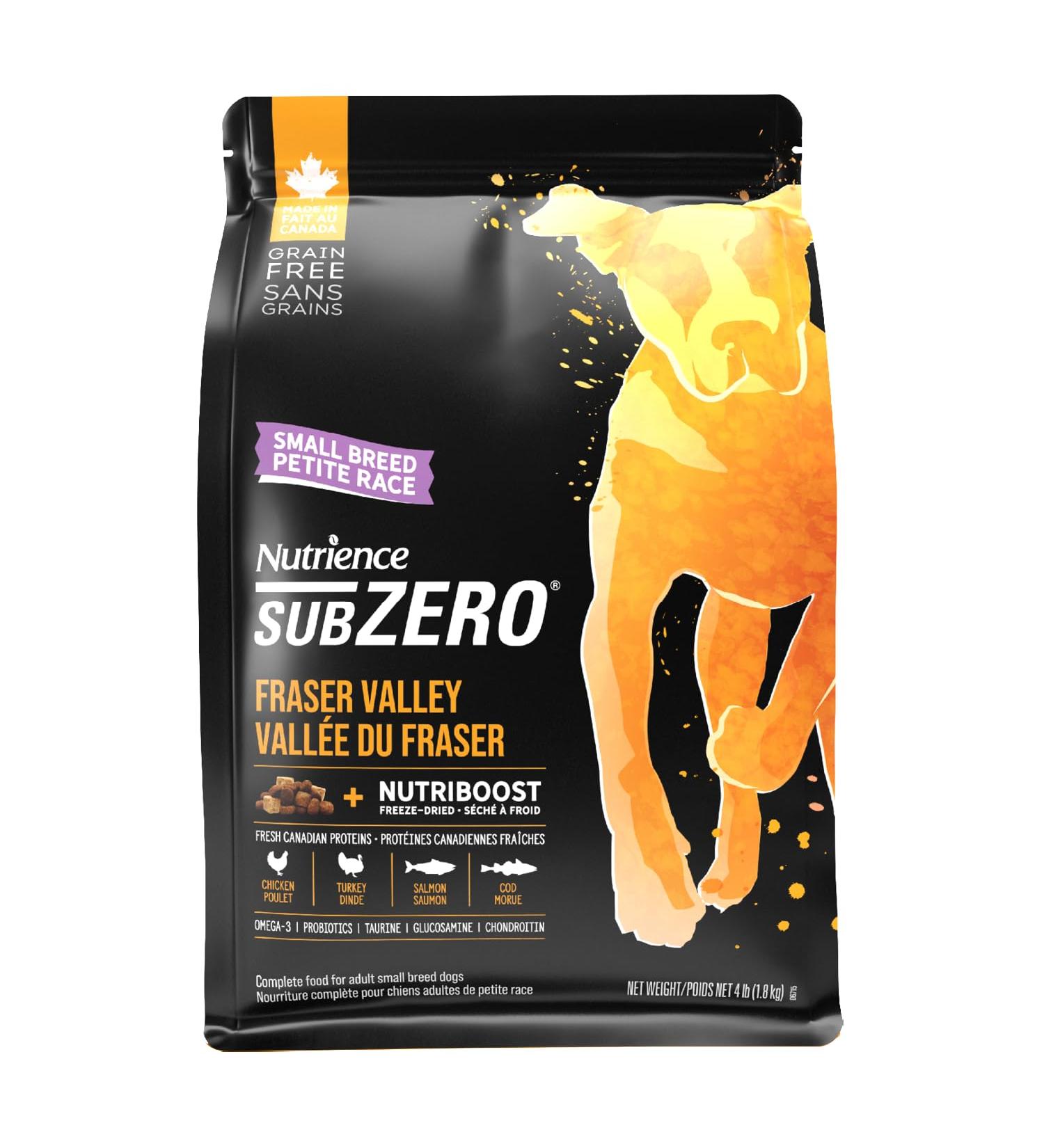 Nutrience Grain Free Subzero Fraser Valley Formula for Small Breed - 1.8 kg (4 lbs) Fraser Valley - Small Breed 1.8 kg (Pack of 1) - Buy Online on SooperMarket.com