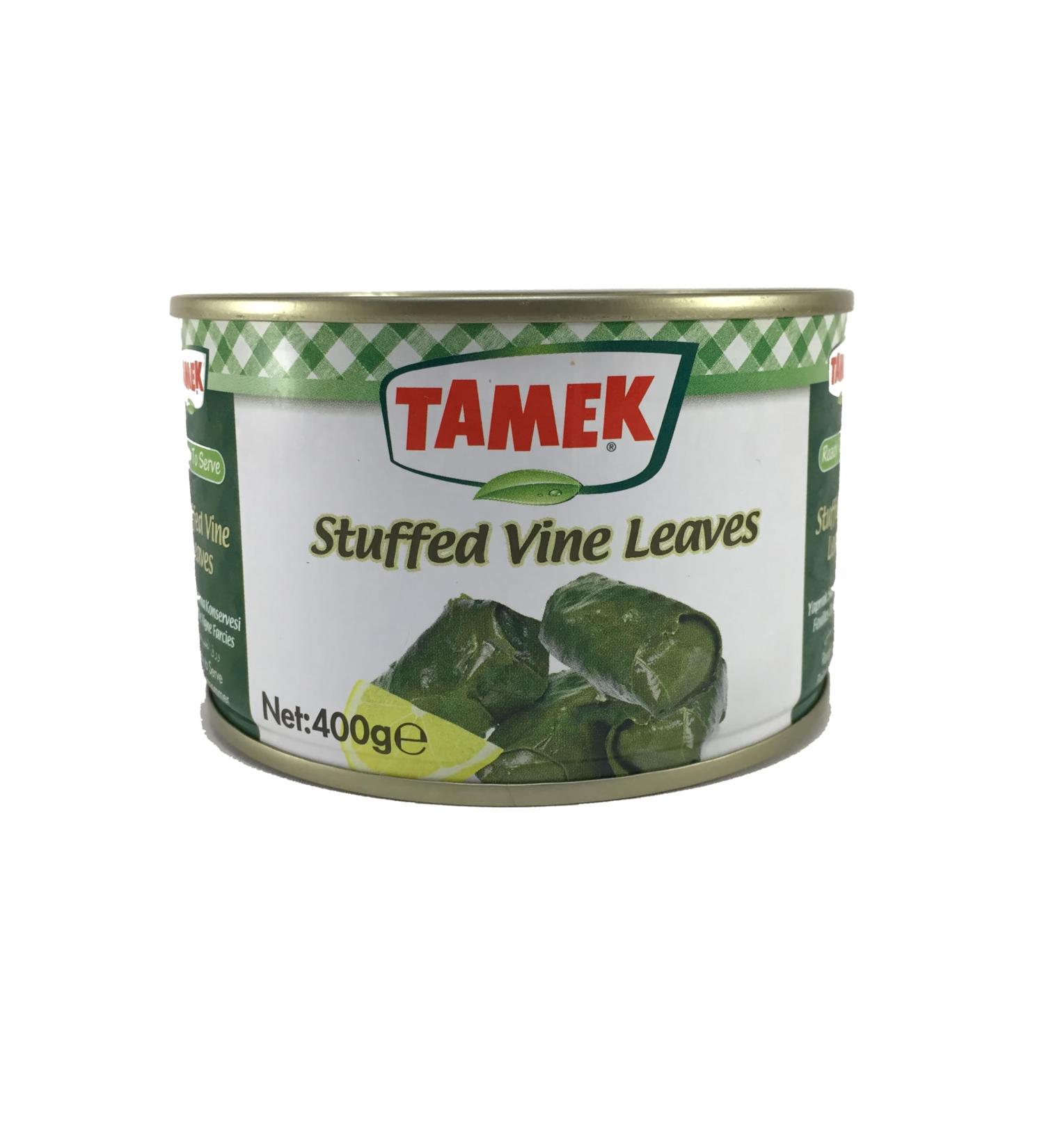 Tamek Stuffed Vine Leaves 400g - Rice & Herbs | Authentic Turkish Cuisine - Buy Online on SooperMarket.com