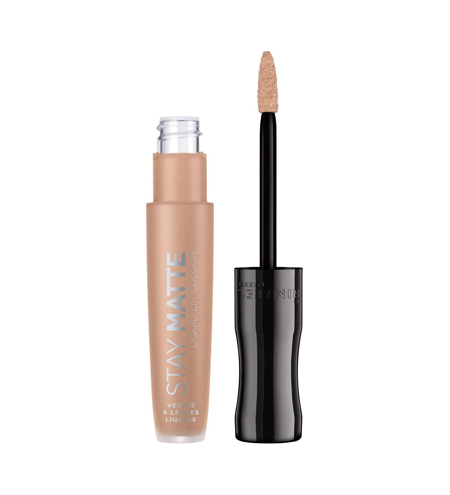 Rimmel London Stay Matte Liquid Lipstick Raw Embrace Nude 5.5ml - Shade 1 - Buy Online on SooperMarket.com