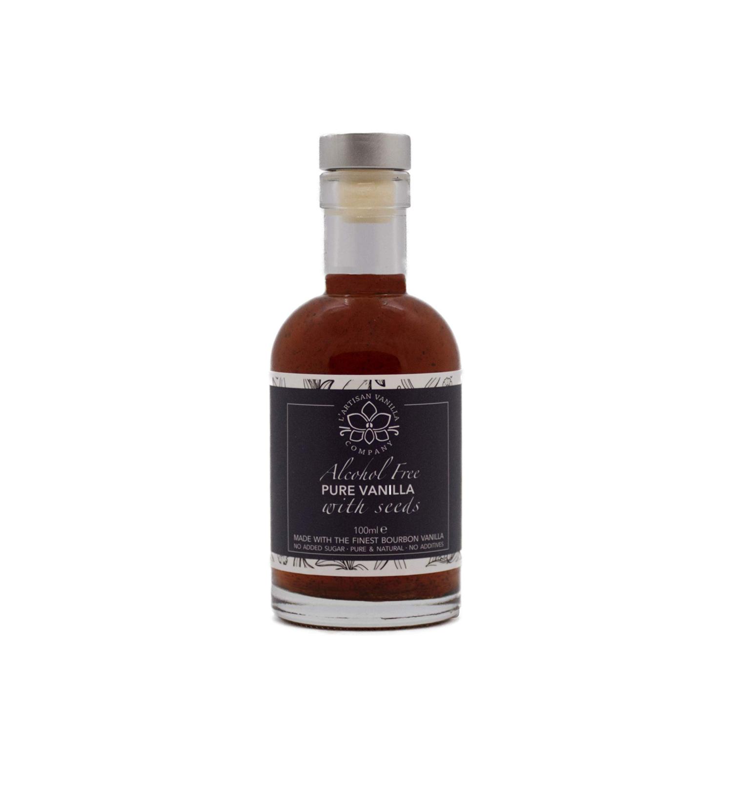 Alcohol-Free Real Vanilla Extract with Seeds - Pure & Natural - Buy Online on SooperMarket.com