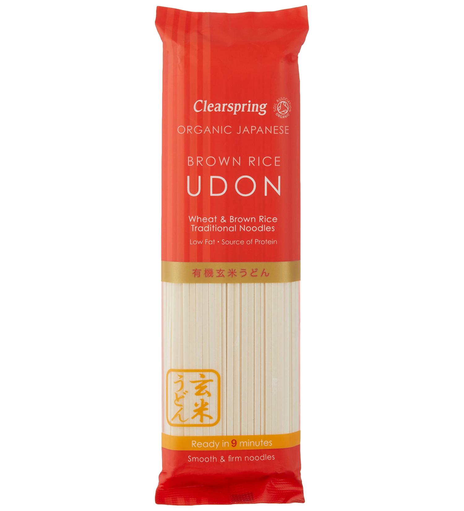Clearspring Organic Japanese Brown Rice Udon Noodles - Gluten-Free & Vegan-Friendly - Buy Online on SooperMarket.com