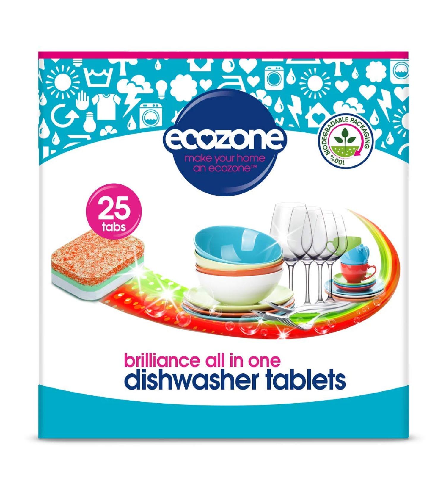 Ecozone All in One Dishwasher Tablets x 25 400g
