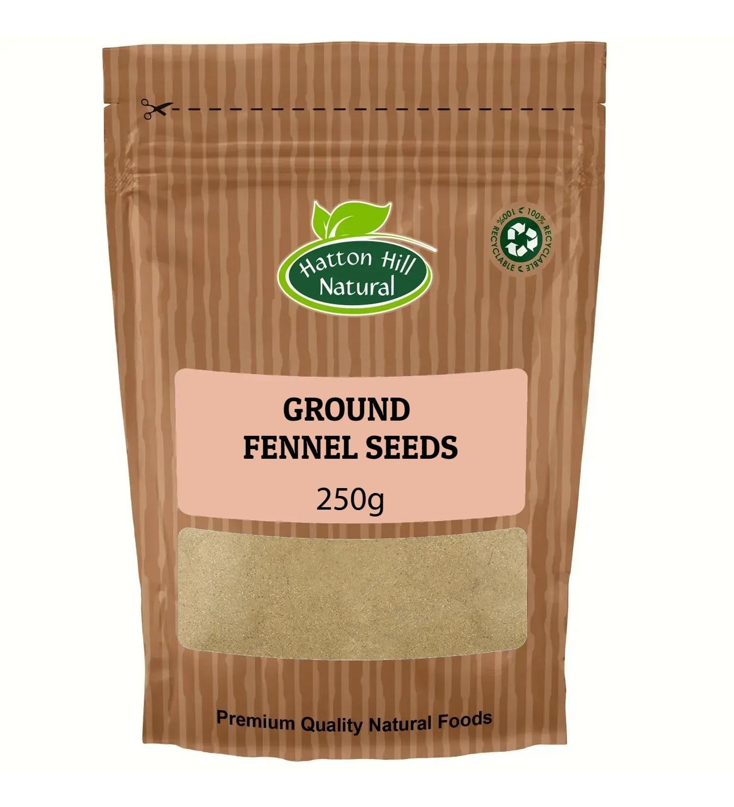 Ground Fennel Seeds 250g by Hatton Hill