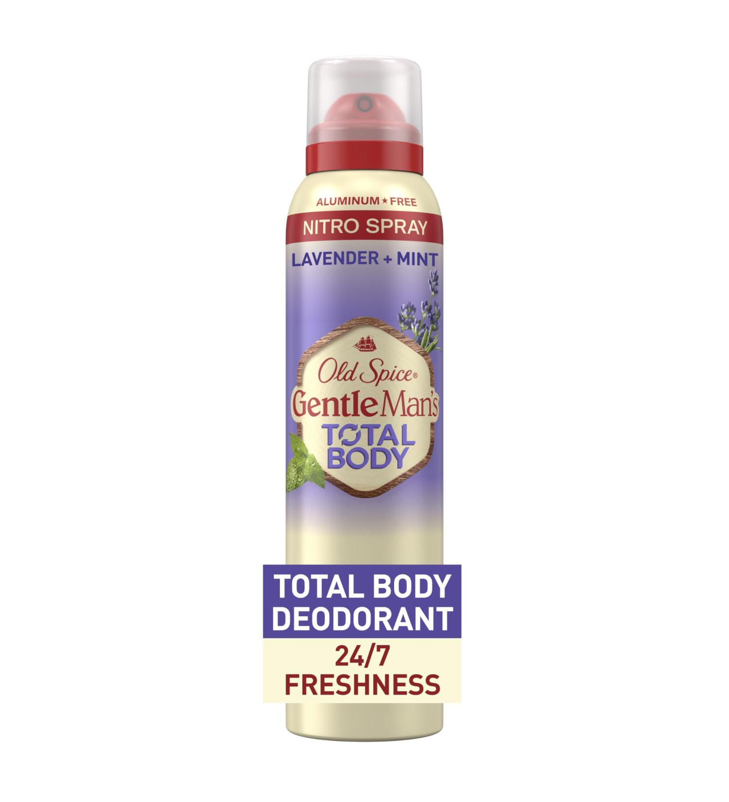Old Spice Whole Body Deodorant for Men Total Body Deodorant Lavender + Mint Aluminum Free Deodorant Spray for 24/7 Freshness // Dermatologist Tested Whole Body Deodorant 3.5 oz - Buy Online on SooperMarket.com