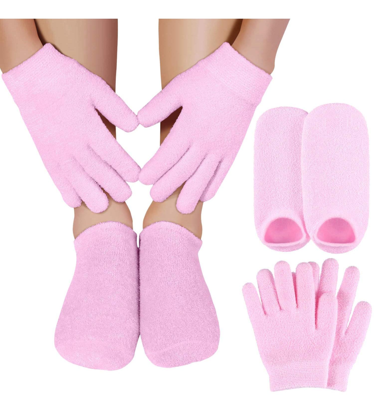 Dacvgog Moisturizing Gloves Set Care Heel Moisturizer Treatment Soft and Cotton for Hard and Cracked Skin - Buy Online on SooperMarket.com