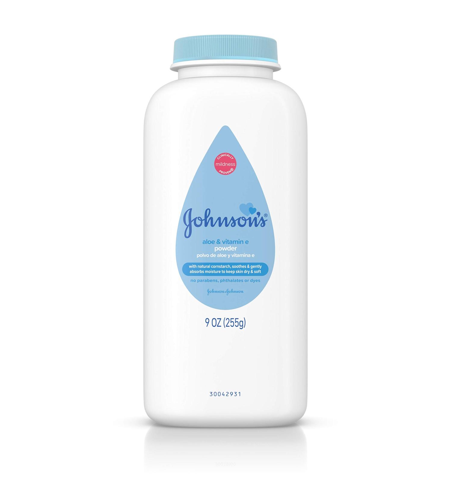Johnson's Baby Powder with Cornstarch, Aloe & Vitamin E - 9 oz (Pack of 1) - Buy Online on SooperMarket.com